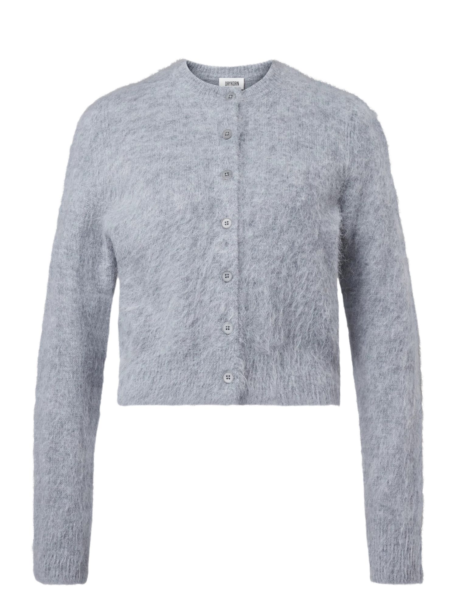 Drykorn Strickpullover grau,Casual,Polyamid,Unifarben,Rundhals,Langarm,Regular Fit