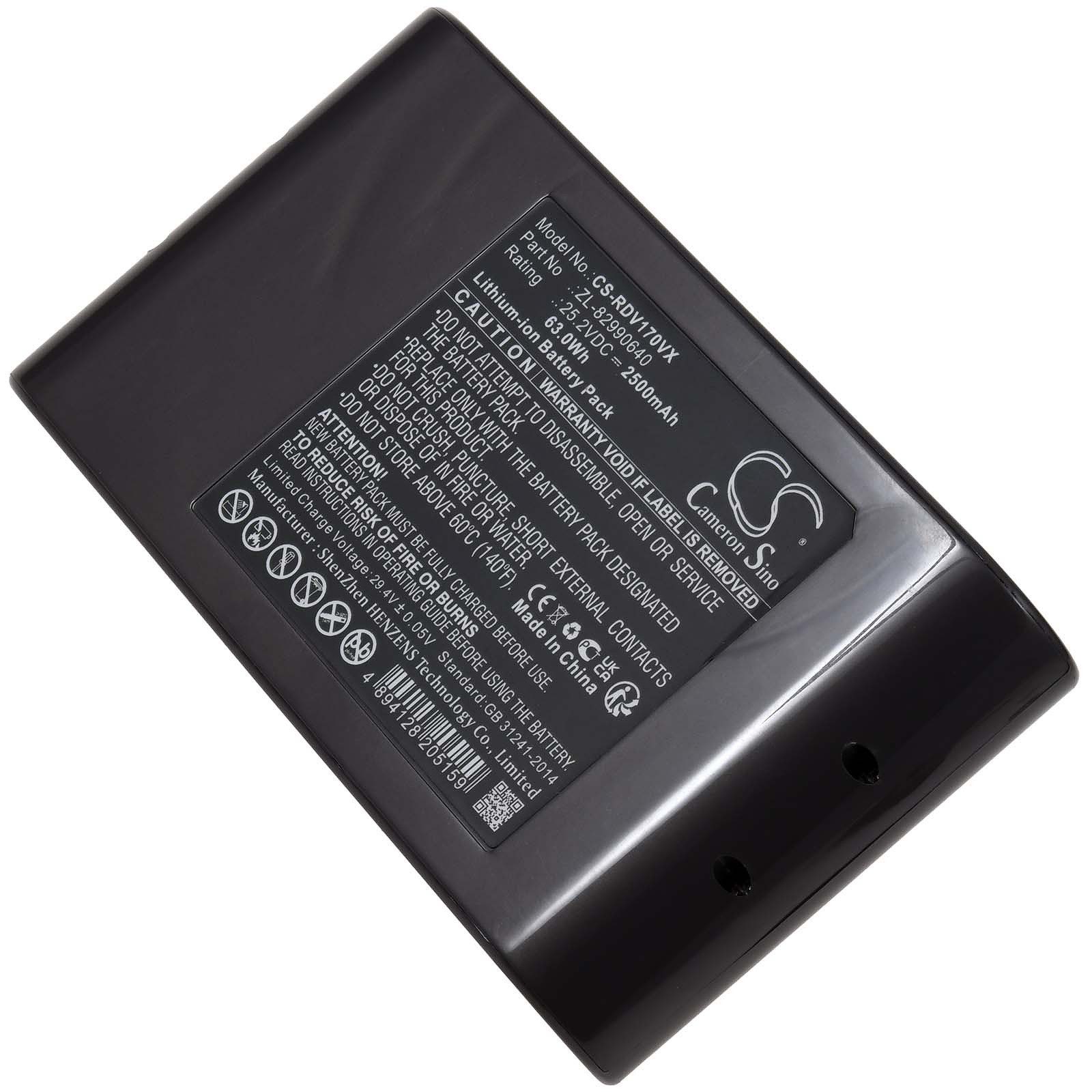 Powery Akku für RedRoad V17 nur 25,2V Version Akku 2500 mAh (25.2 V)