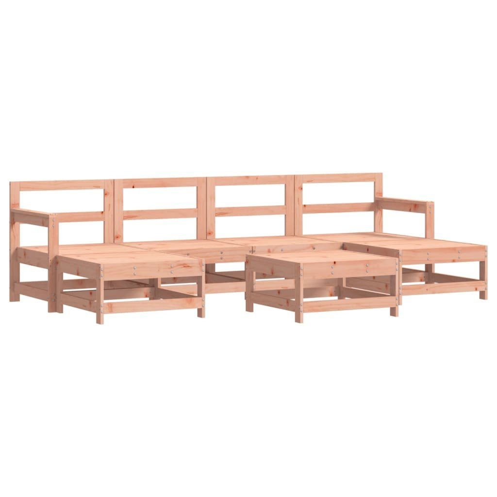 Gartenlounge-Set 7-tlg. Garten-Lounge-Set Massivholz Douglasie