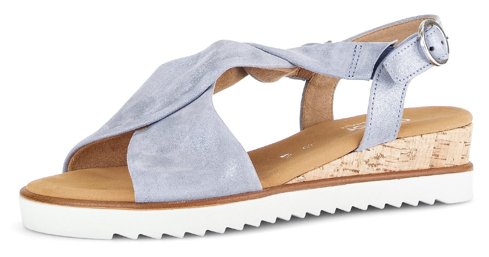 Gabor GENUA Sandalette, Sommerschuh, Sandale, Keilabsatz, günstig online kaufen