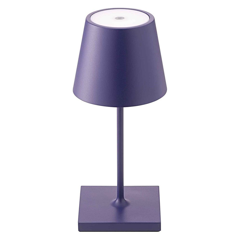 SIGOR Außen-Tischleuchte, LED-Leuchtmittel fest verbaut, Warmweiß, Außenleuchte Tischleuchte blau LED Touchdimmer Akku Tischlampe dimmbar