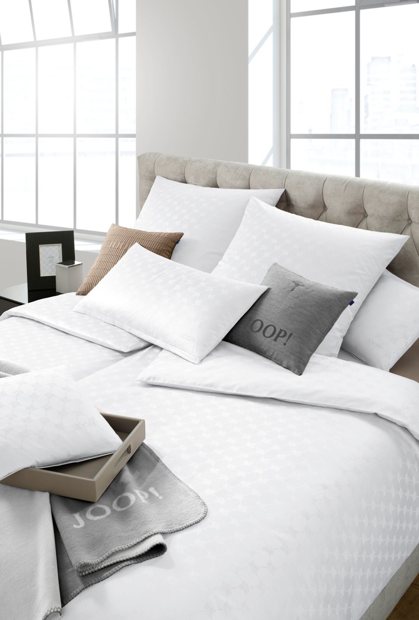 JOOP! Bettwäsche JOOP! LIVING - CORNFLOWER Garnitur, Textil, 2 teilig – Bild 4 von 4