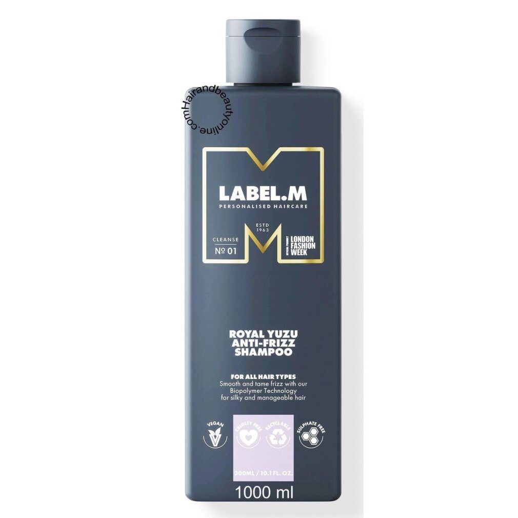 Label.m Haarpflege-Set Label M Royal Yuzu Shampoo gegen Frizz