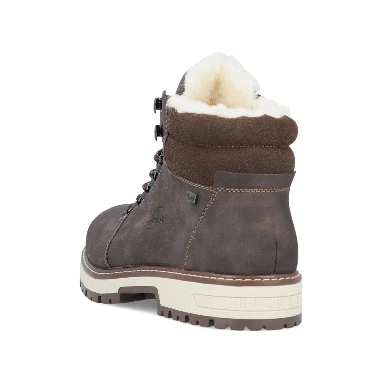 Rieker F8333-25 (Schnürstiefel mit Innenfutter) kaffeebraun Herren Winterstiefel