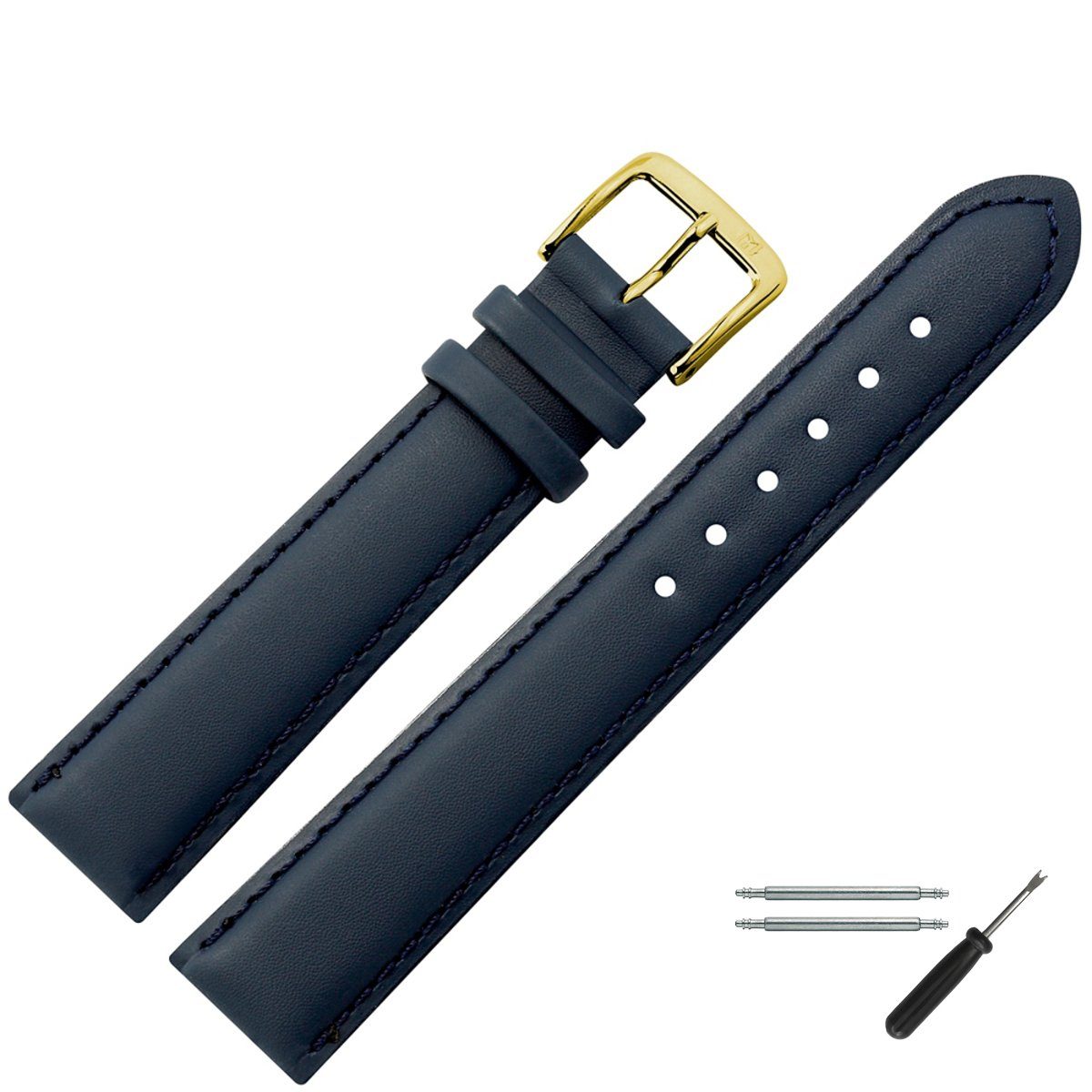 Dunkelblau/Gold