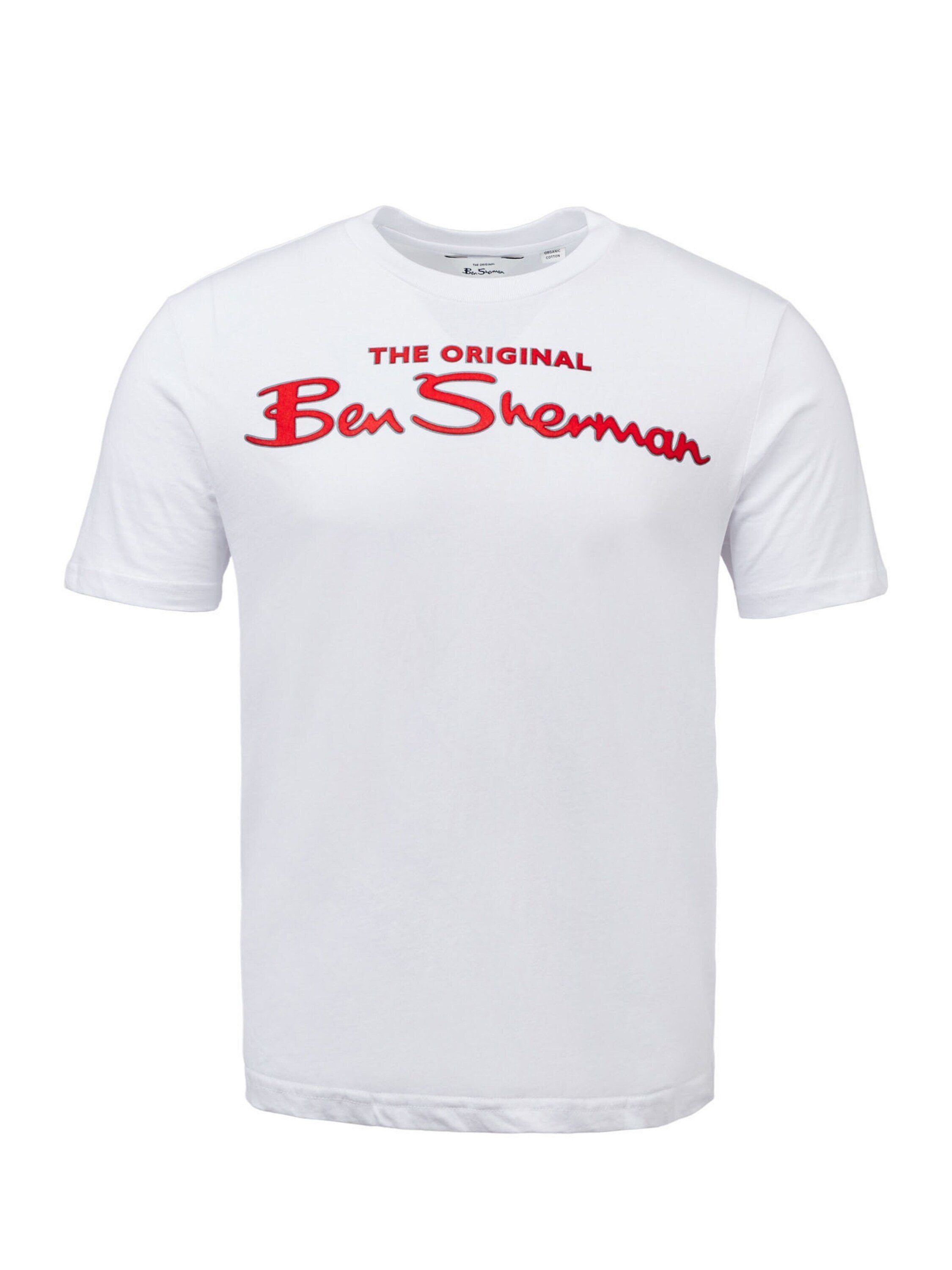 Ben Sherman T-Shirt Signature (1-tlg) weiß