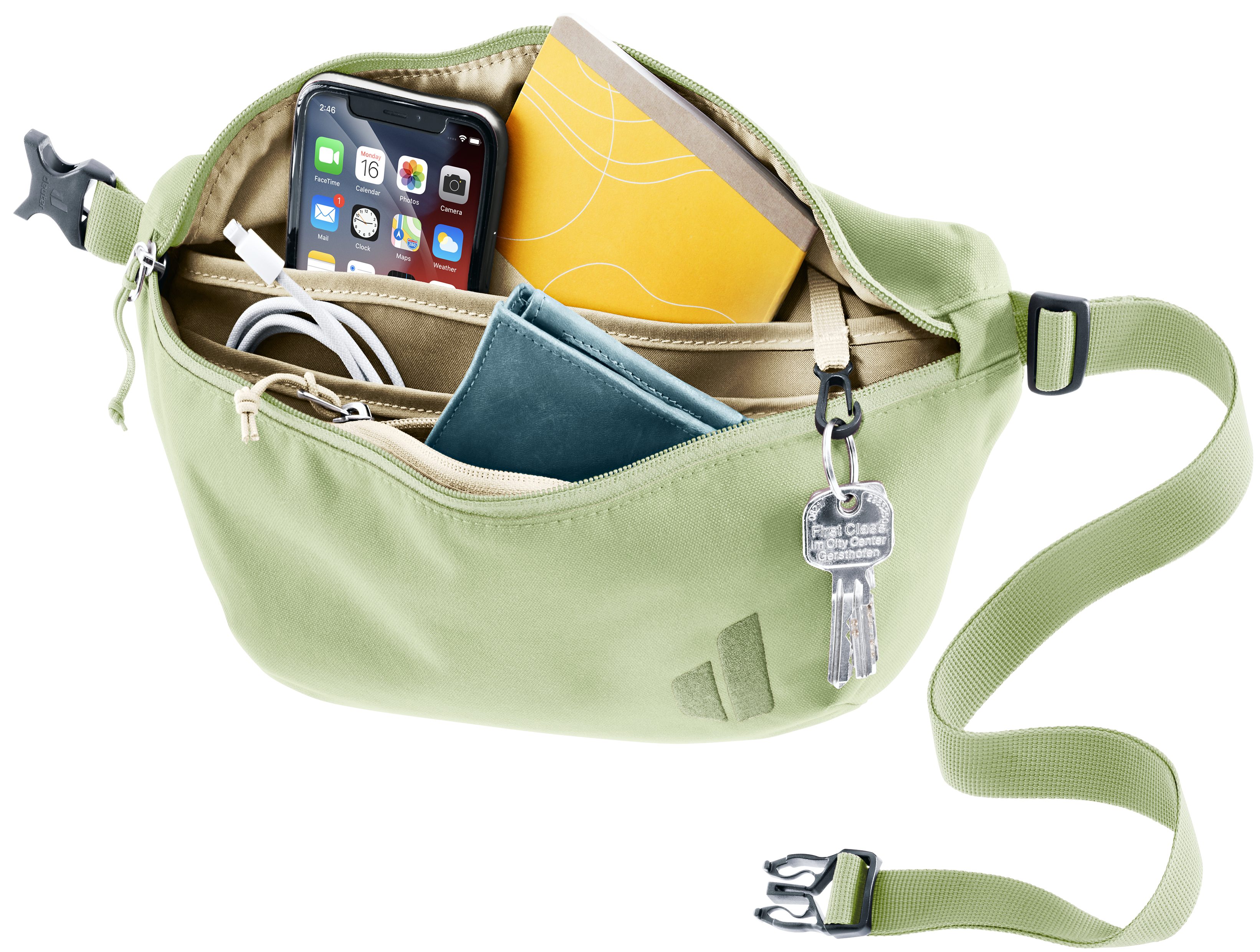 deuter Umhängetasche AVENGO ORGANIZER, One Size, mit geräumigem Hauptfach, Schlüsselclip