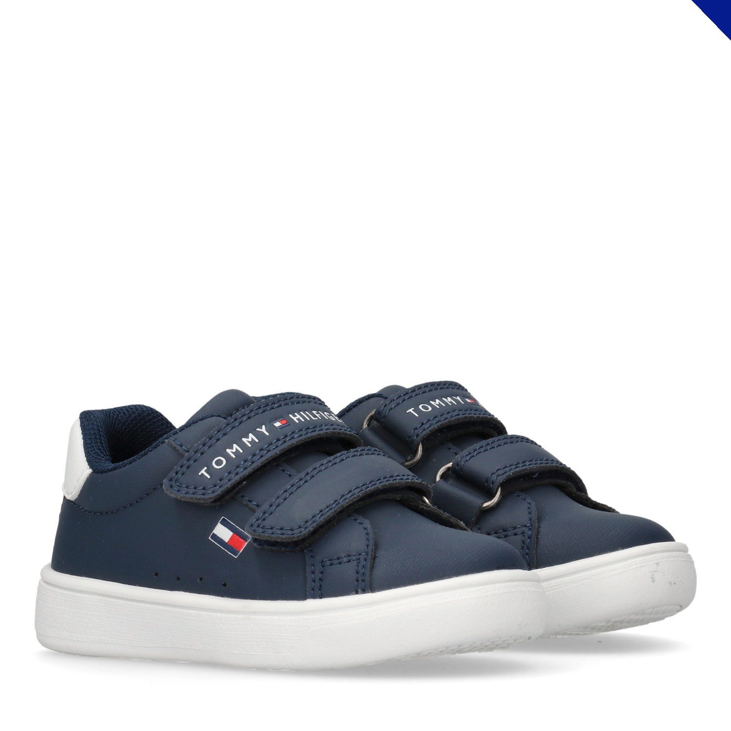 Tommy Hilfiger Sneaker Klettschuh, Freizeitschuh mit Logoverzierung