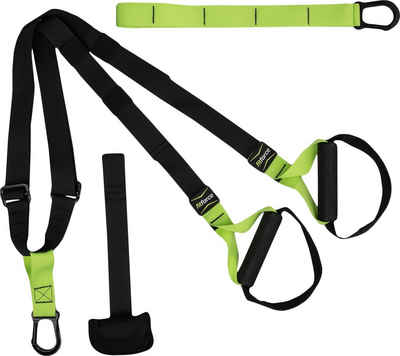 Fitforce Schlingentrainer Fitforce TEREX Schlingentrainer 260cm Suspension Trainer, bis 150kg, mit Türanker