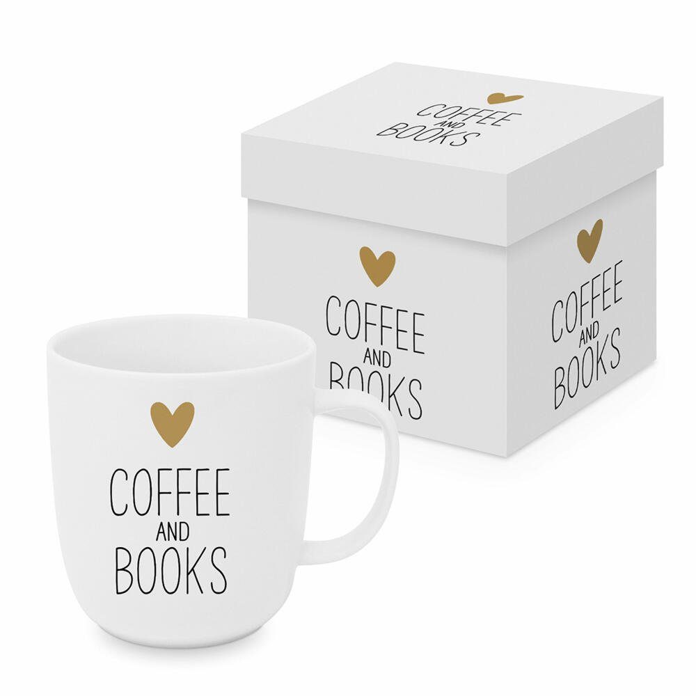 Tasse Coffee & Books Matte Mug 400 ml