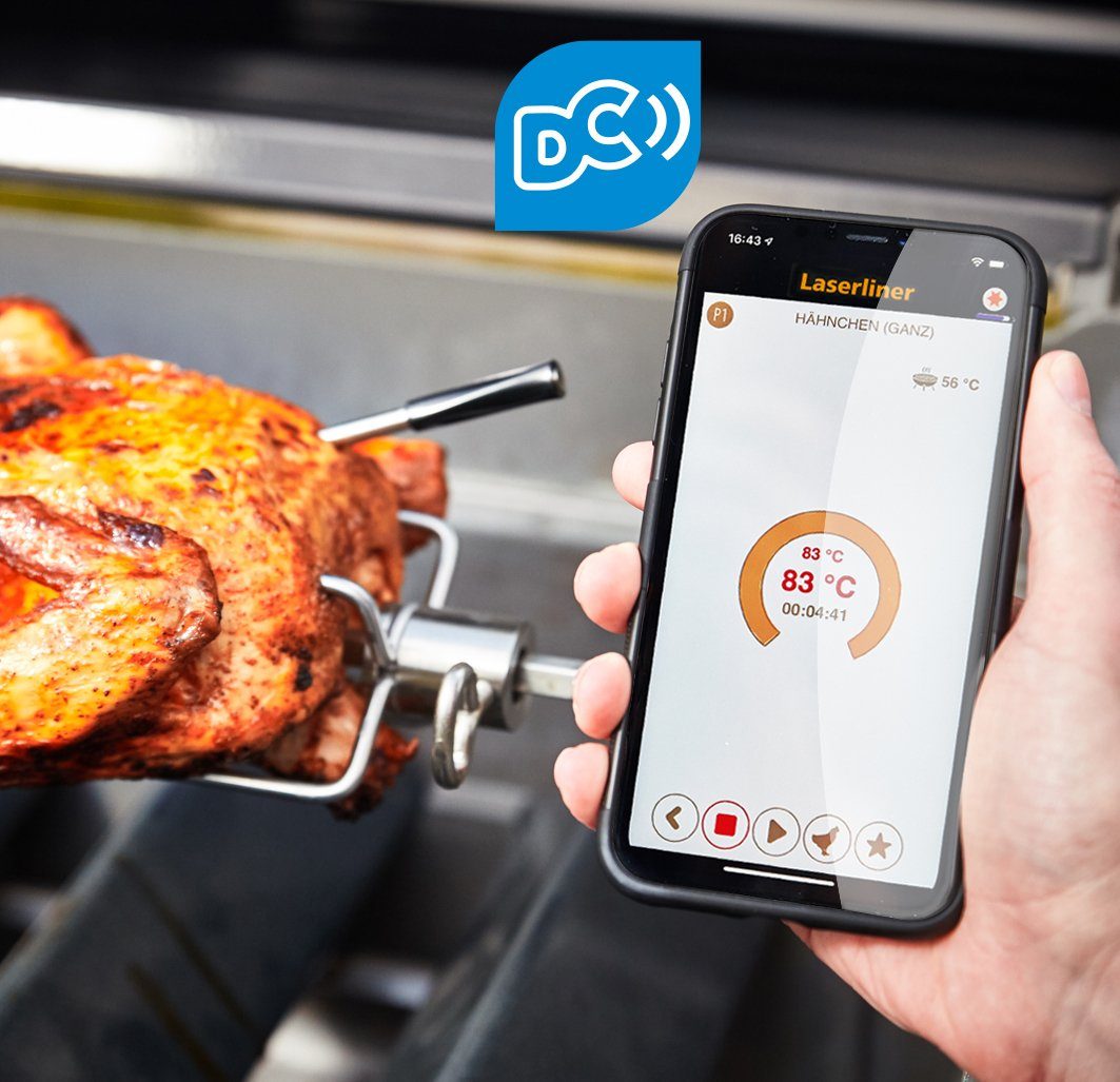 LASERLINER Grillthermometer ThermoControl Air