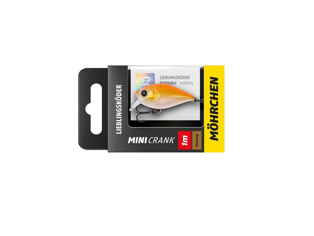 Lieblingsköder Kunstköder Mini Crank Set - Lieblingsköder - 3 er Set - Trübes Wasser, (Trüb, 3-St. Minicrank Set trüb), Effektiver Lauf, Exzellente Verarbeitung