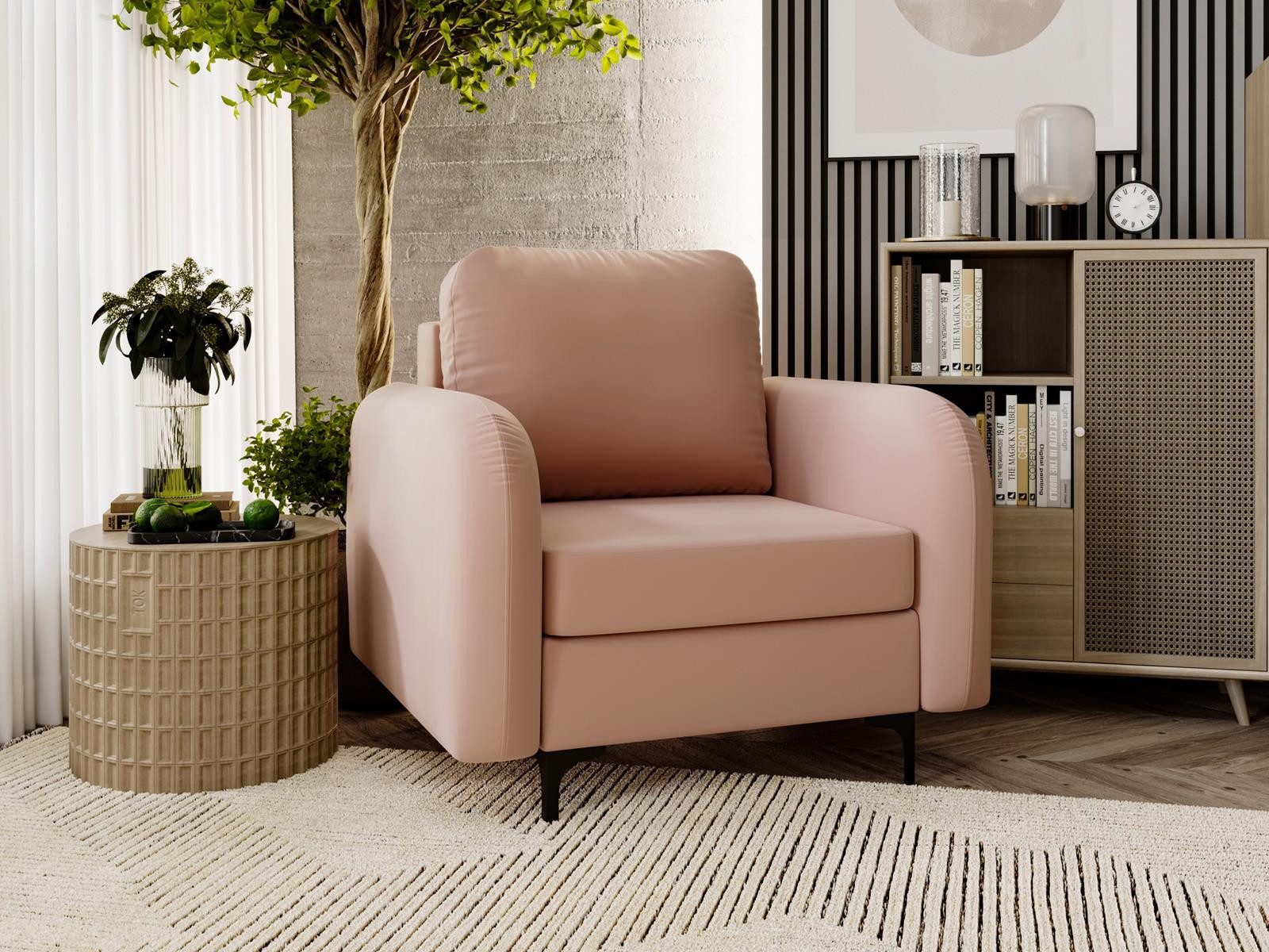 Compleo Sessel Bequem, Modern und Elegant Wohnzimmer, Schlafzimmer, Fernsehsessel