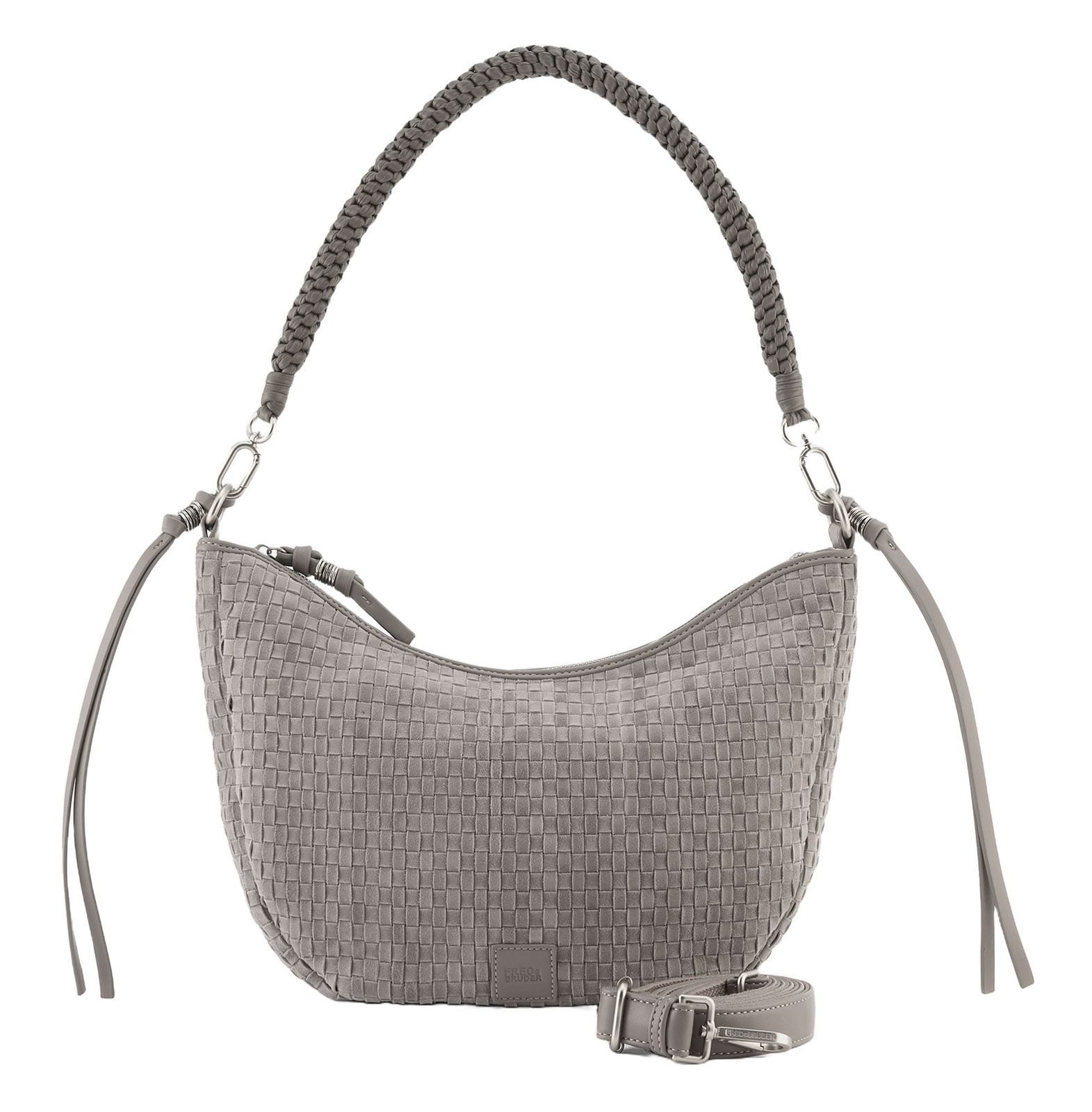 FREDsBRUDER Schultertasche Round Midi Hobo Bag, aus echtem Leder