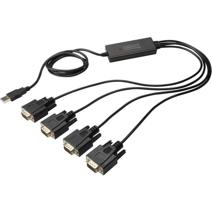 Digitus USB 2 zu 4xRS232 Kabel 1.5 m USB-Adapter