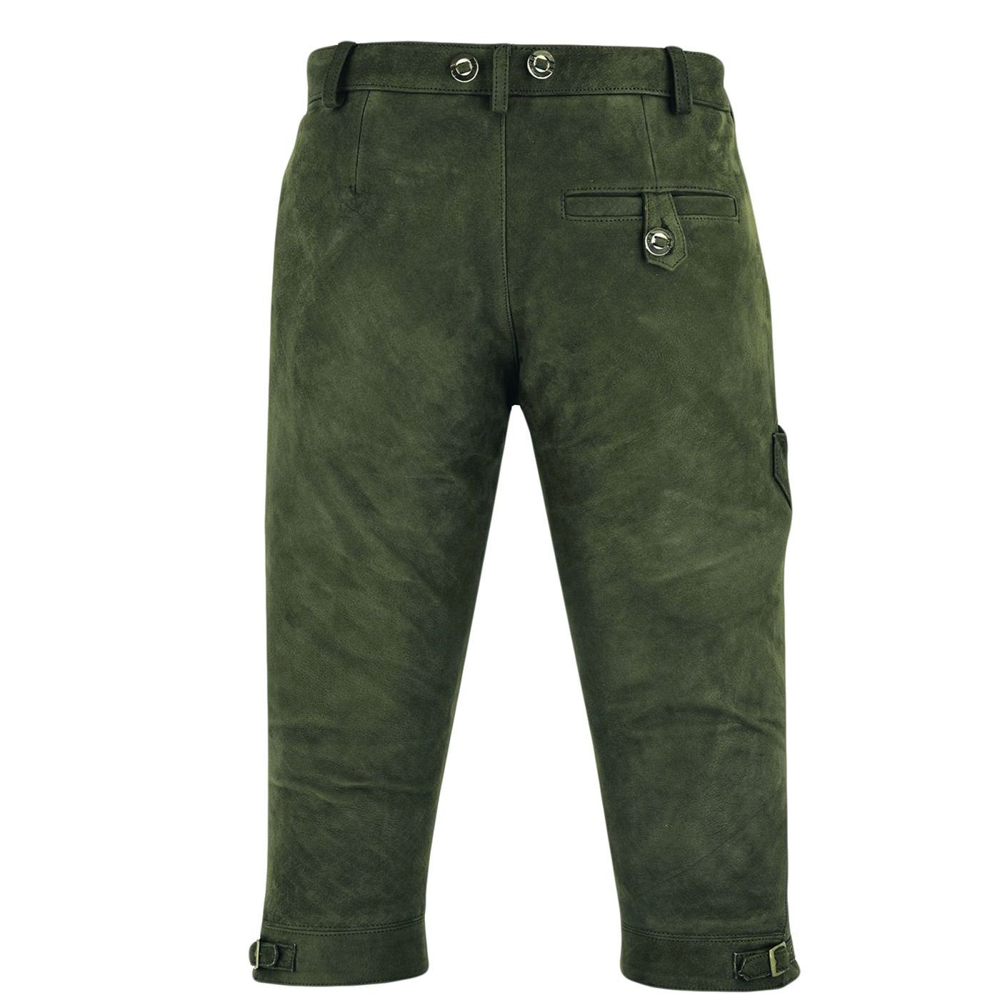 lederhose wanderlederhose Jagdhose Lederhose GW600 Dunkelgrün German Jagd Kniebundhose Wear Trachtenlederhose