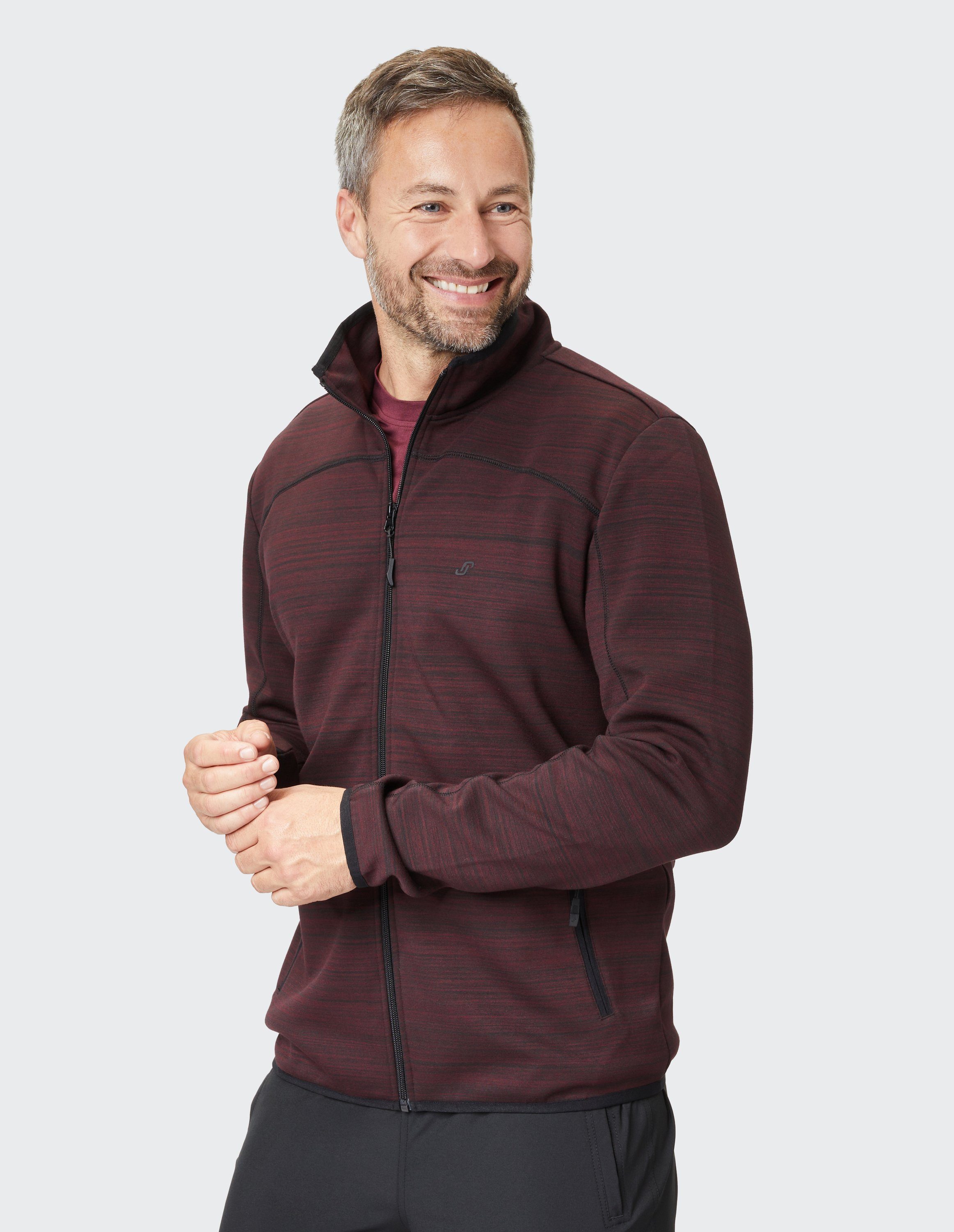 Jacke melange Joy redwood Sportswear YANNIK Trainingsjacke