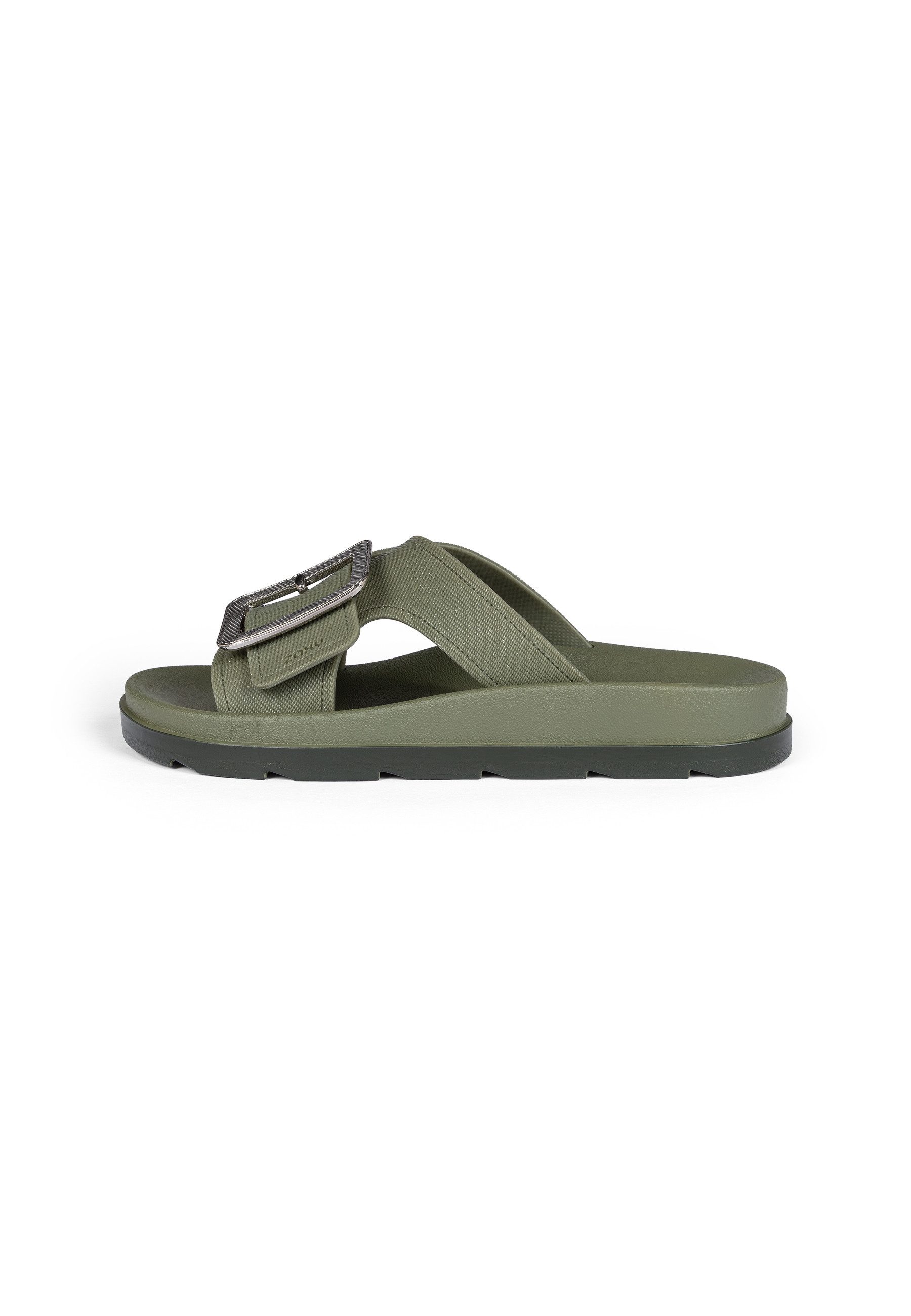 Zaxy VIBE AD - Pantolette Pantolette Pantoletten mit großer Schnalle - auffälliges modisches Design