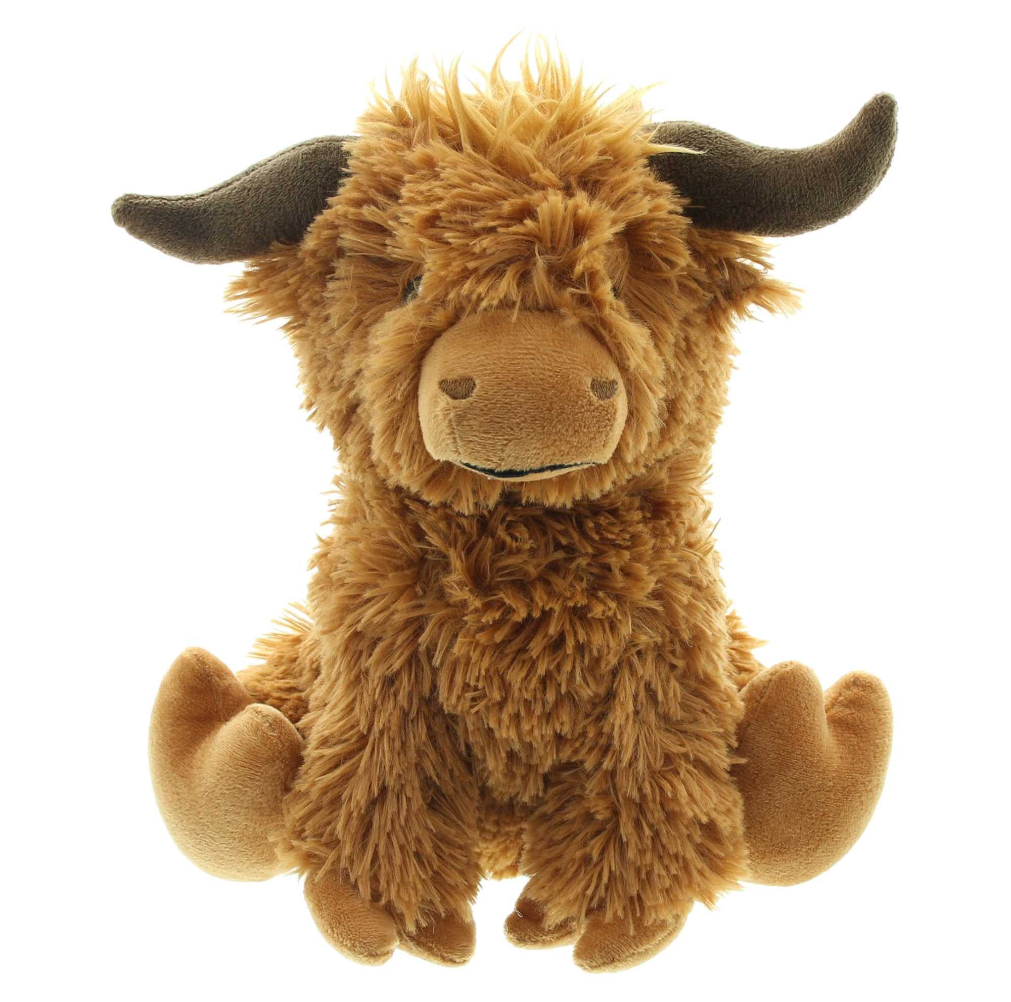 Dekoleidenschaft Bodentürstopper "Stier" Stoff braun 23 cm hoch, flauschig, günstig online kaufen