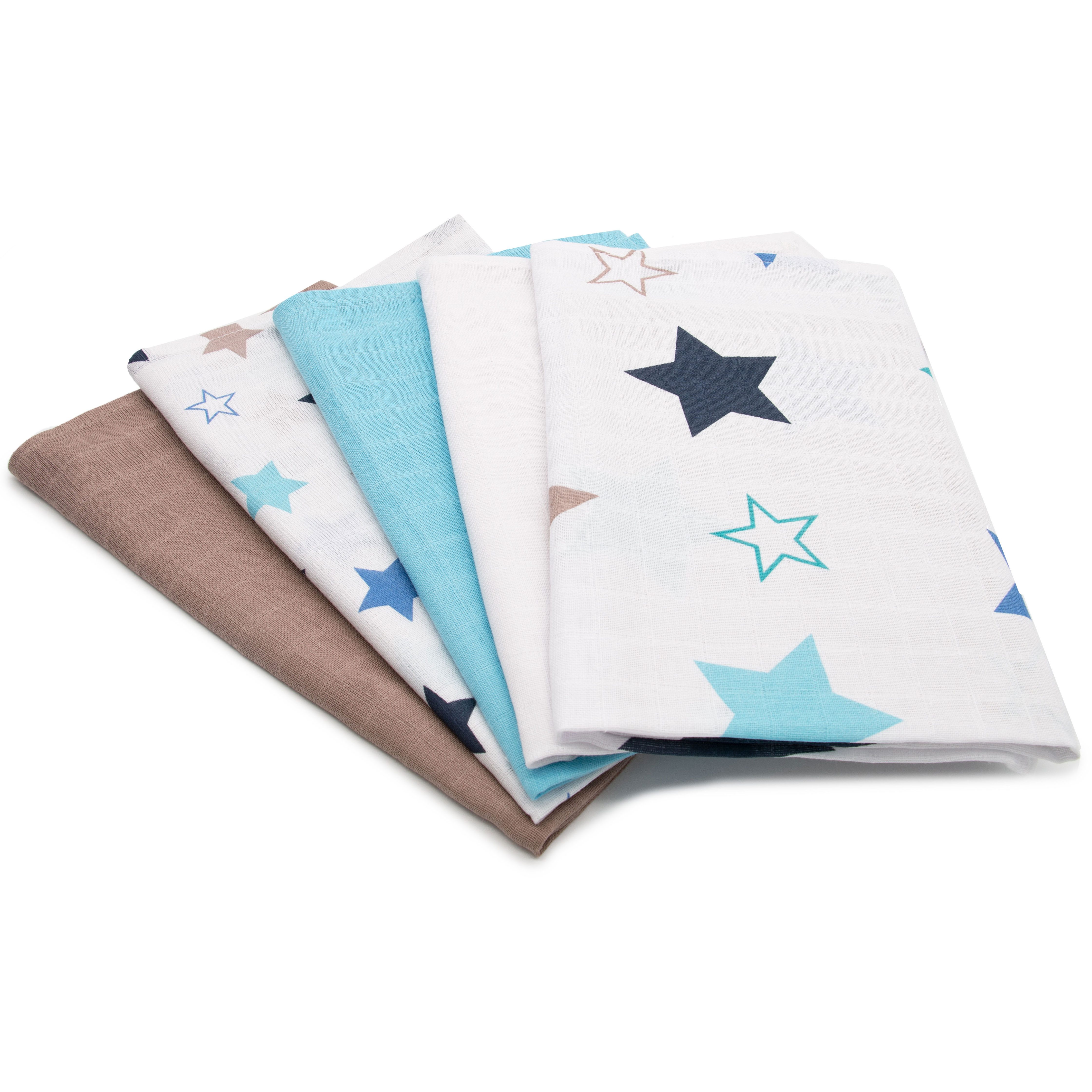 ZOLLNER Spucktuch, (5-tlg., Geschenk-Set), 100% Baumwolle