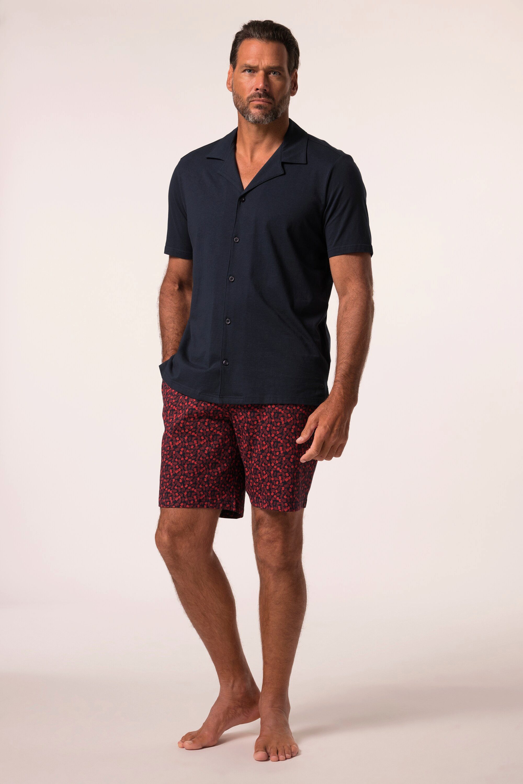 Schlafanzug Schlafanzug Homewear Alloverprint Shorts
