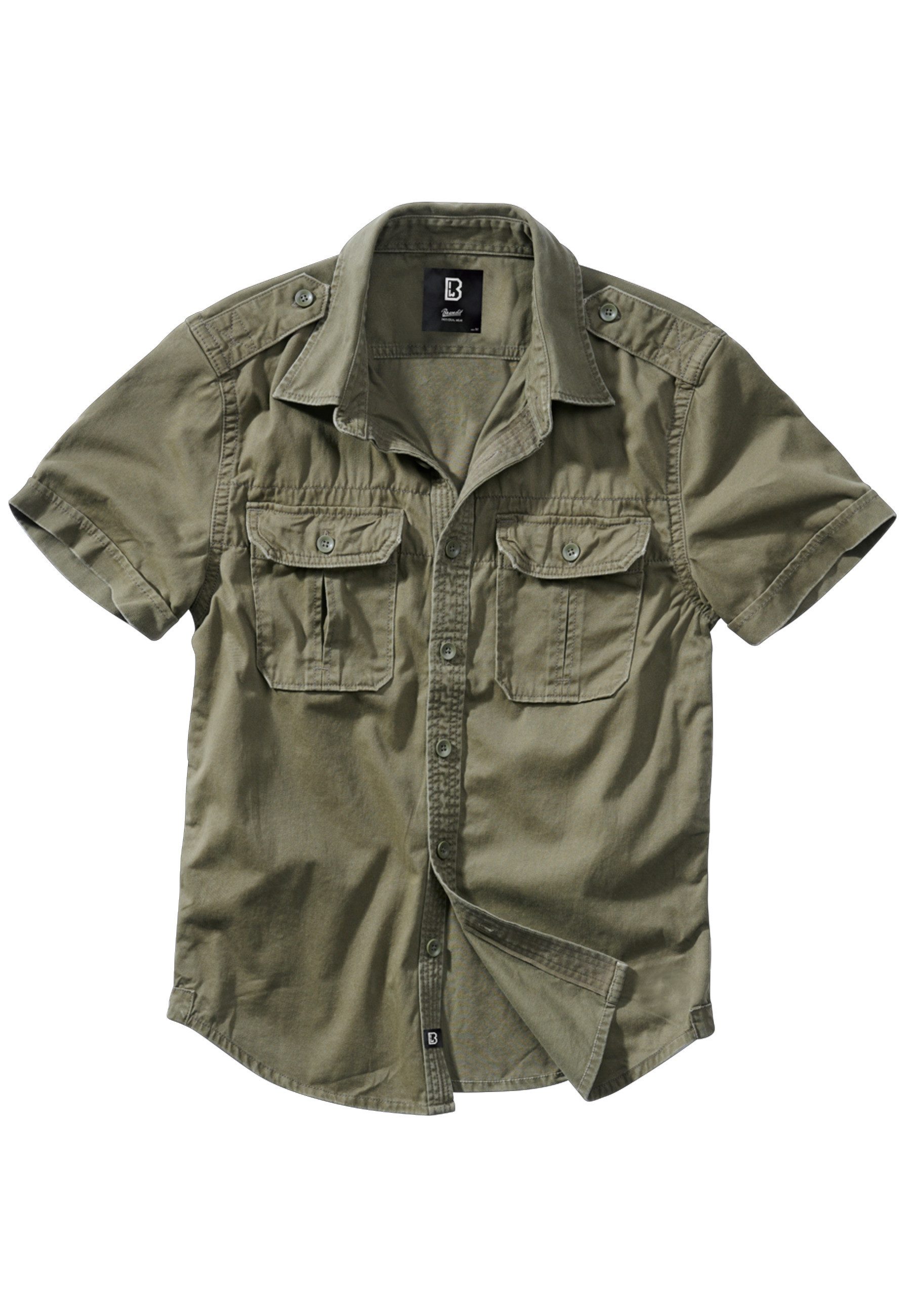 Brandit Kurzarmshirt Brandit Herren Vintage Shirt shortsleeve (1-tlg) günstig online kaufen