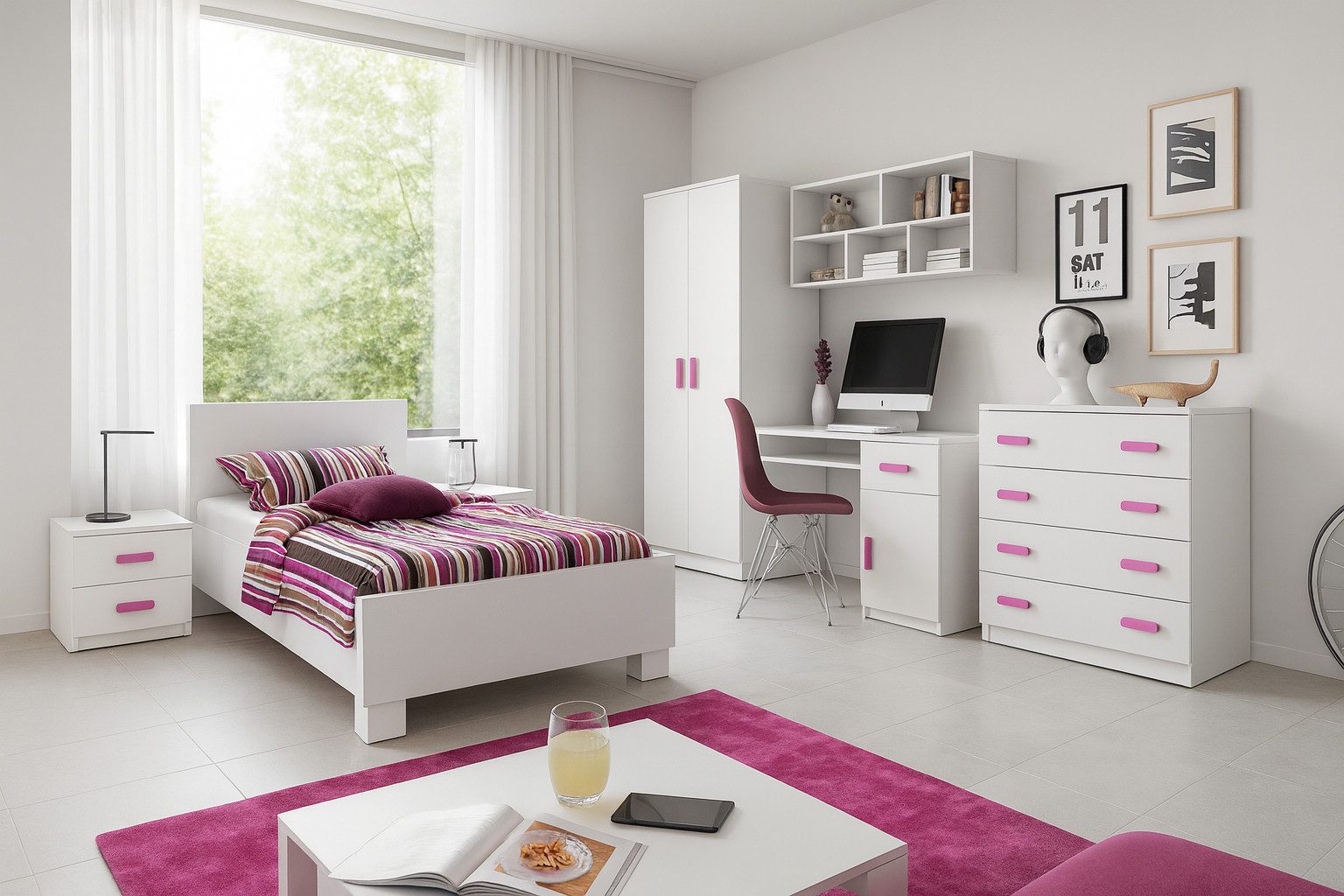 Deine Möbel 24 Jugendzimmer-Set INGE Jugendzimmer günstig online kaufen