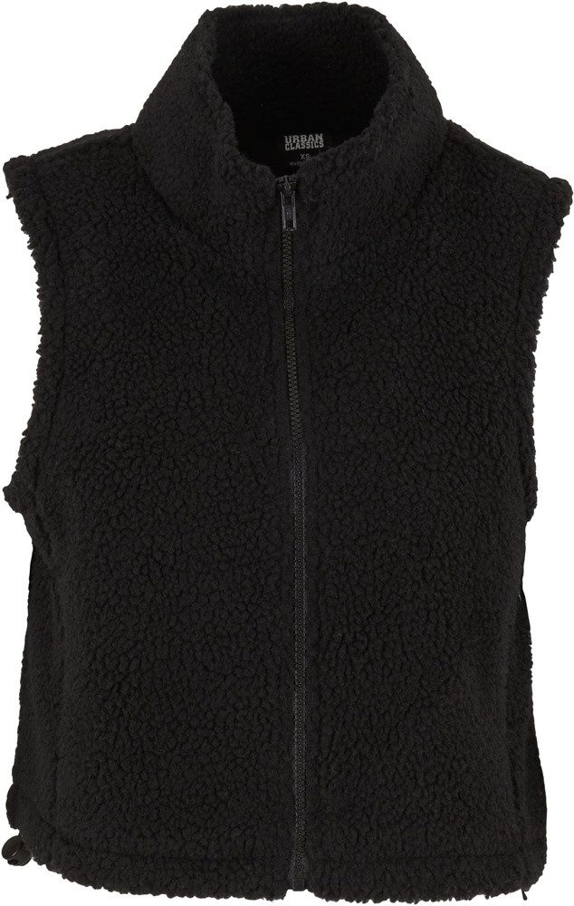 URBAN CLASSICS Sweatweste Ladies Short Sherpa Vest – Bild 4 von 5