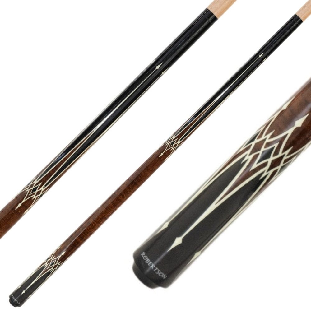 Robertson Billardqueue 1015.07 Queue SE-1 Special Edition Billardqueue Ebenholz-Unterseite., Ebenholz-Farbige Unterseite mit Curley Maple Beizung