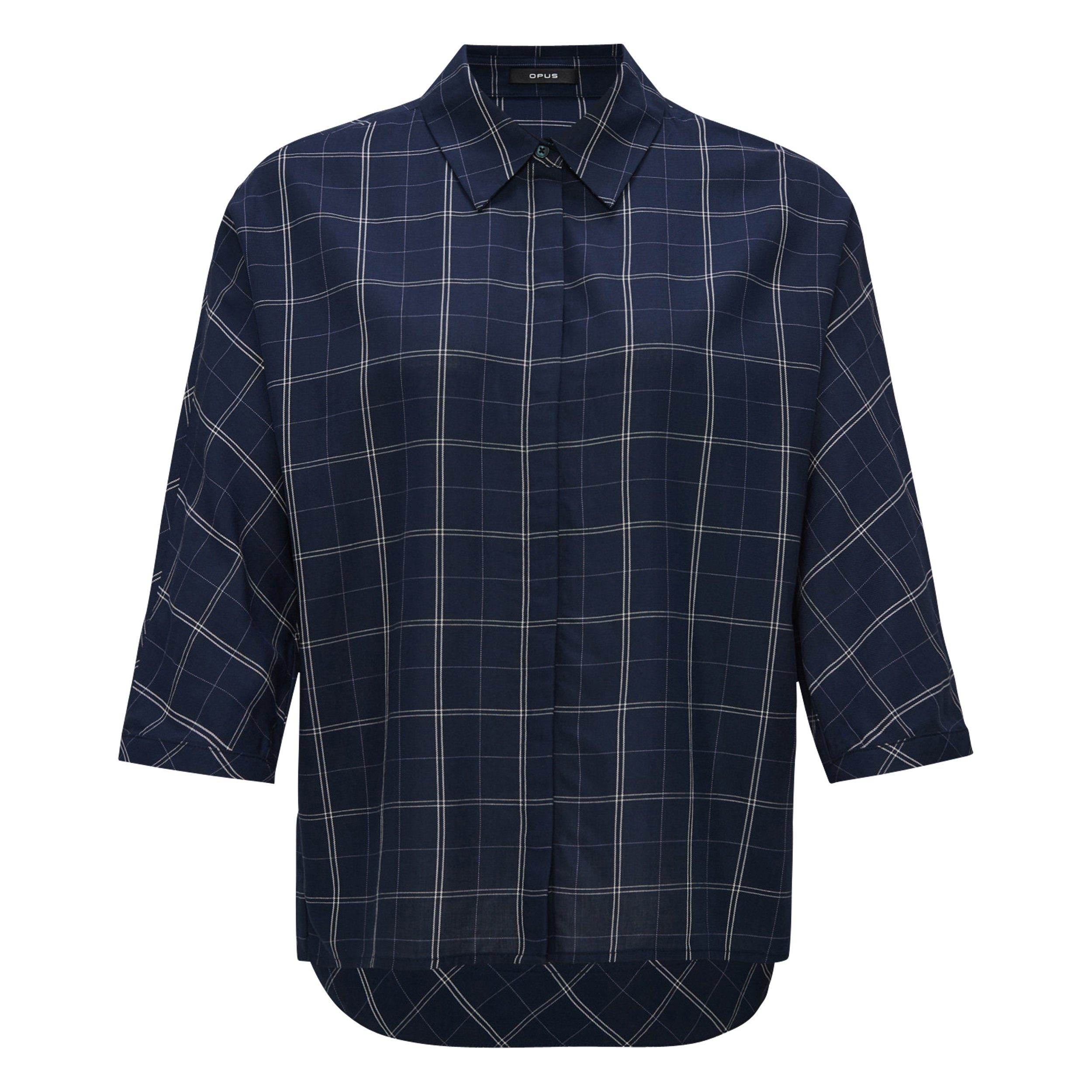 coal Blusenshirt Fudo OPUS blue modern