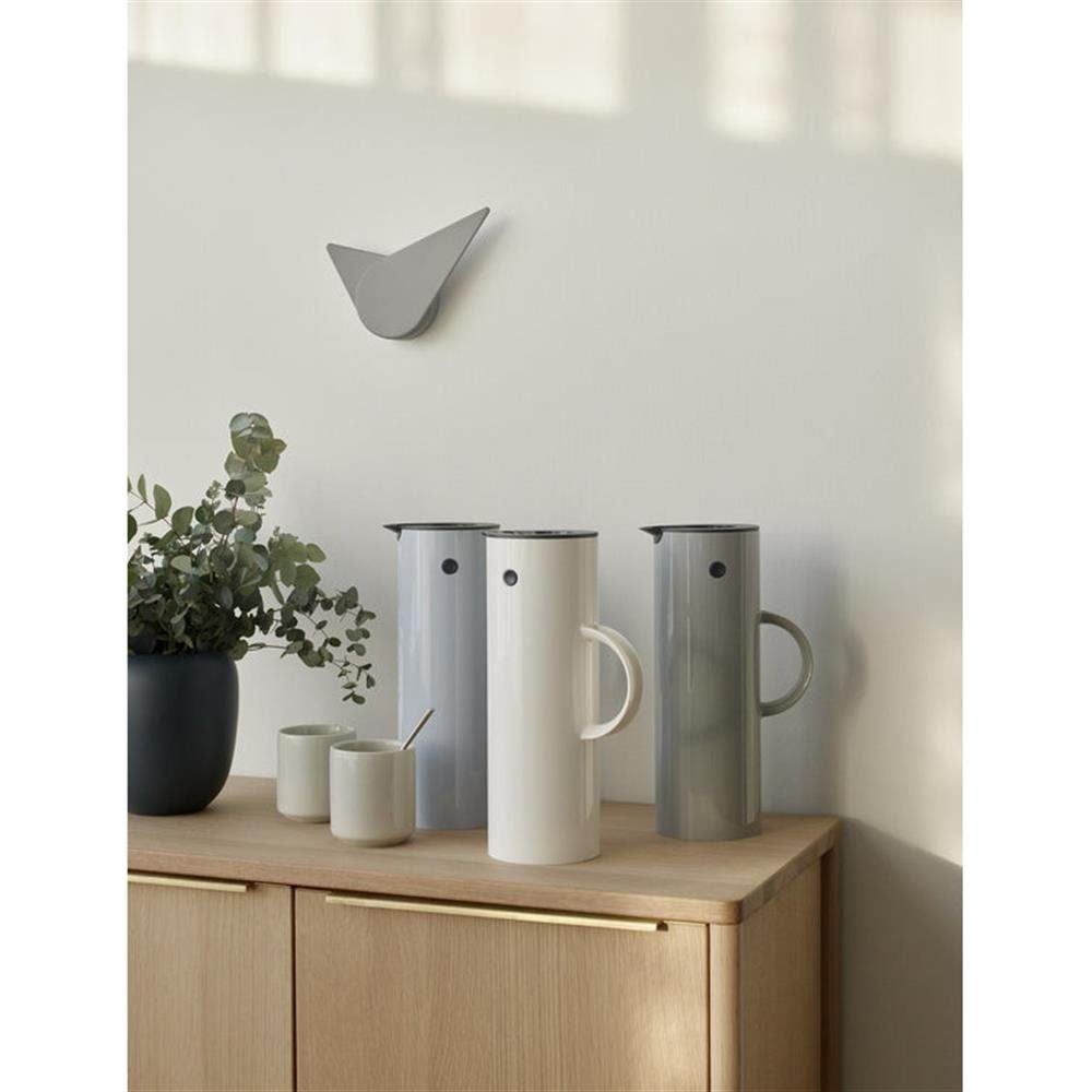 Stelton Isolierkanne EM77, 1 l, mit Glaseinsatz, Kippverschluss und Schraubdeckel