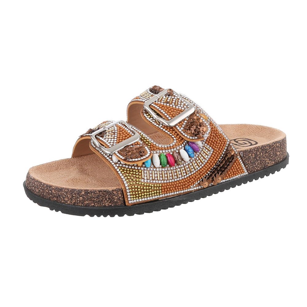 Ital-Design Damen Mules Freizeit Pantolette (86706523) günstig online kaufen