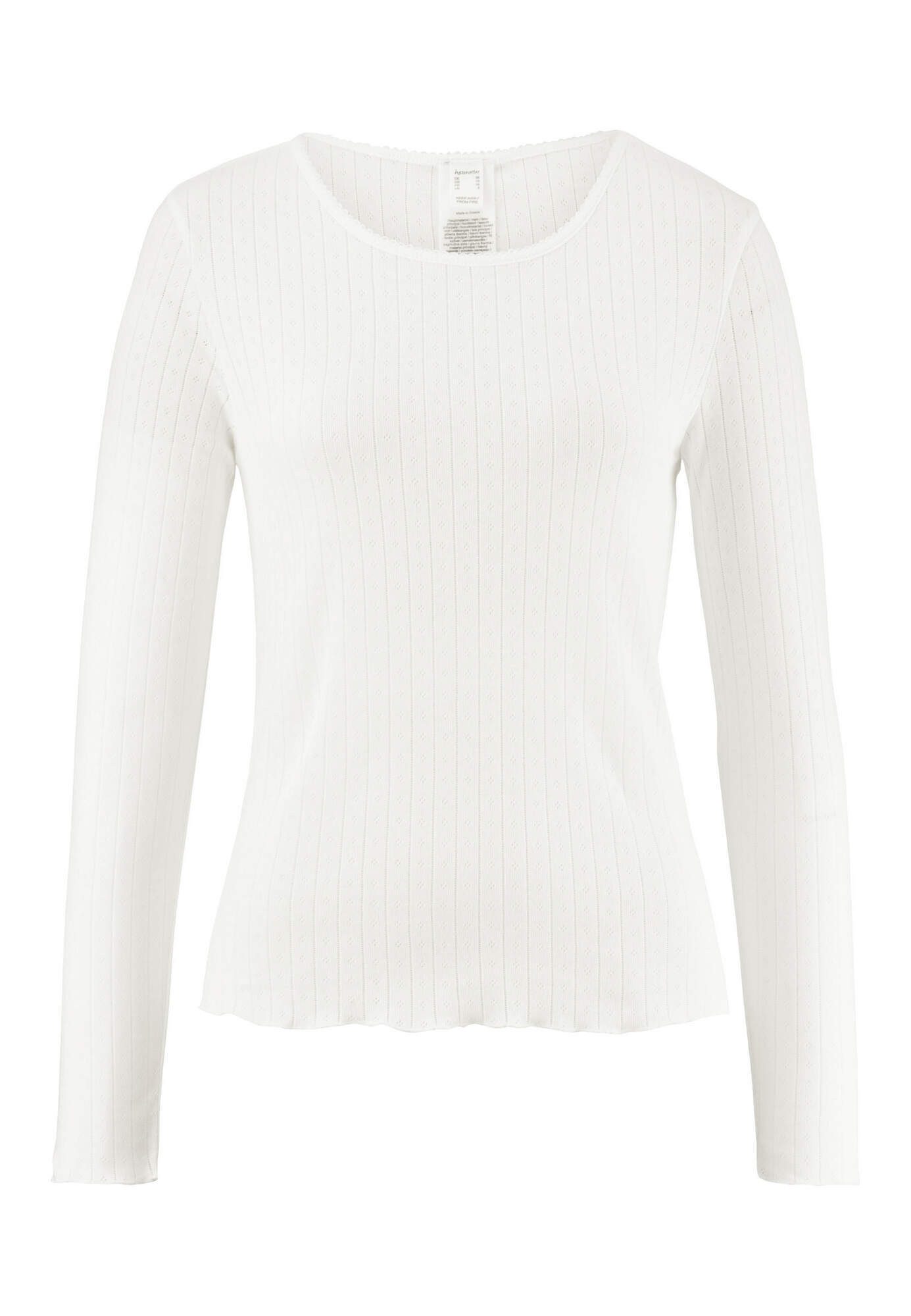 Hessnatur Pyjamaoberteil Regular PURE POINTELLE aus günstig online kaufen