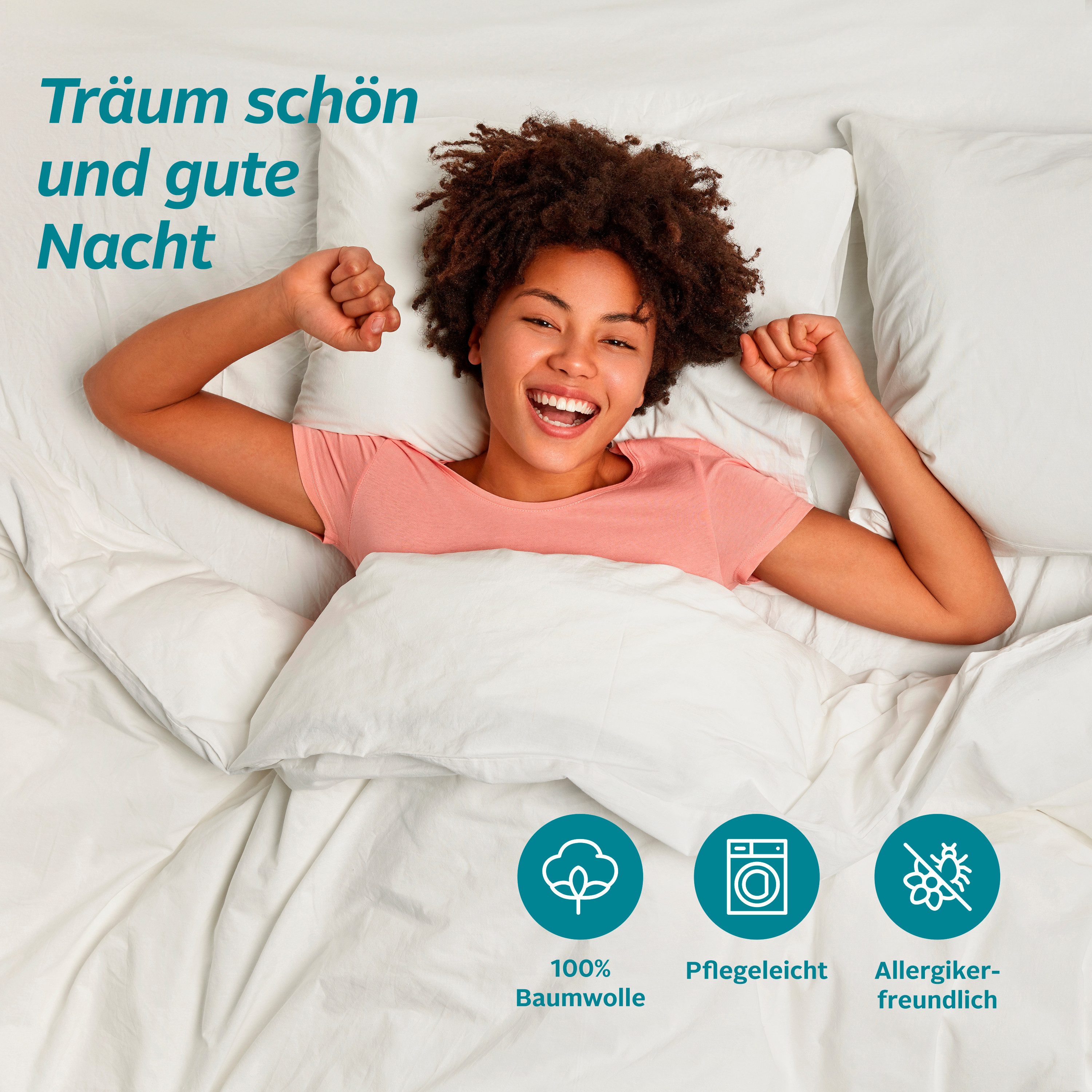 Home affaire Bettwäsche Luisa, Renforcé, 2 teilig, NEUHEIT: 100% Baumwolle, ab Gr. 135x200 cm, in drei Qualitäten