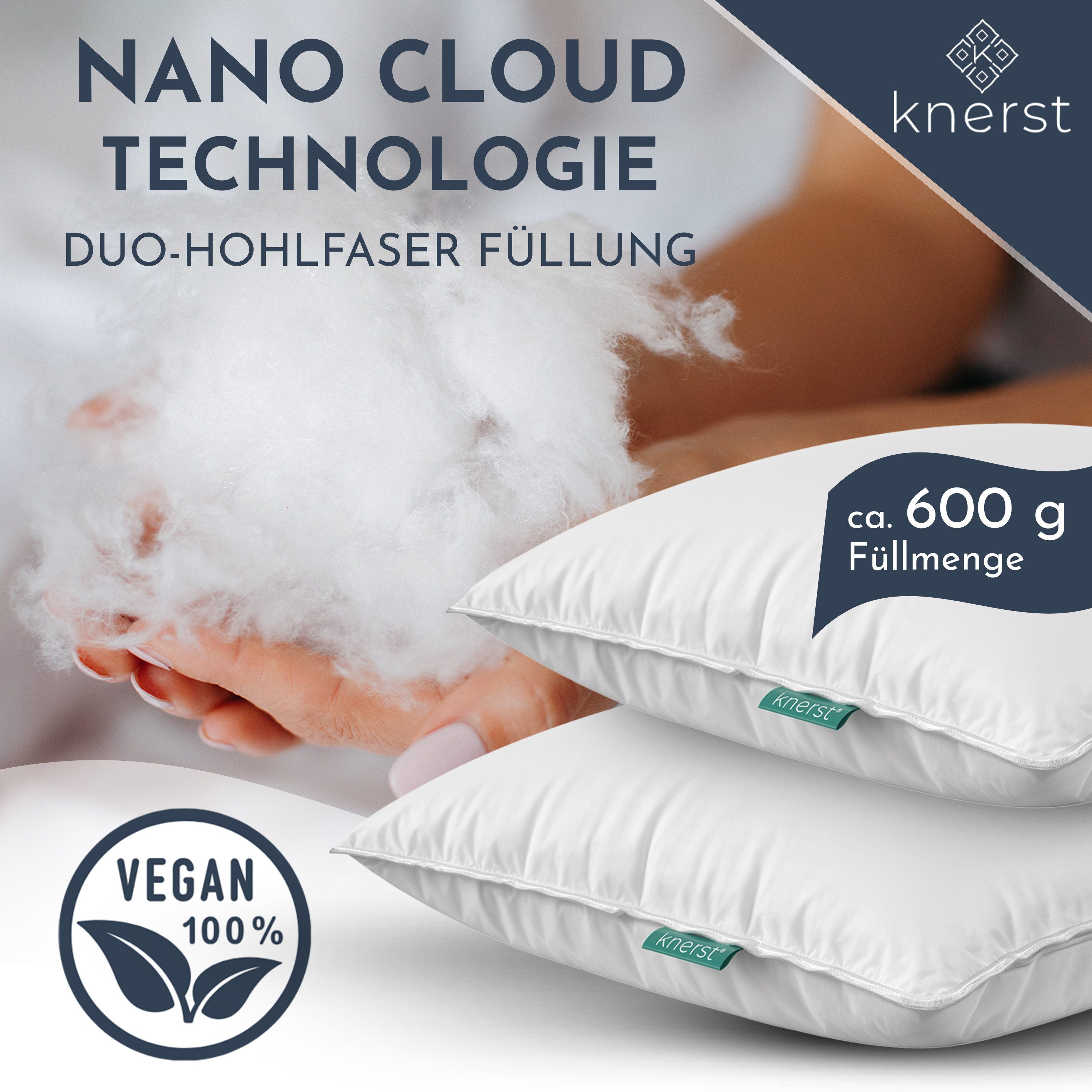 KNERST Kopfkissen Kopfkissen Nano Cloud Fill günstig online kaufen