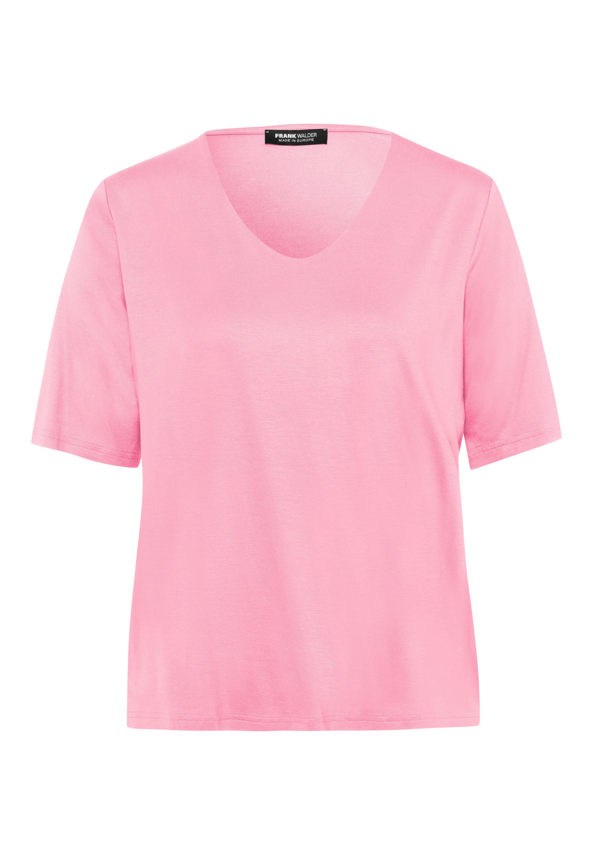 FRANK WALDER Kurzarmshirt aus weichem Jersey günstig online kaufen