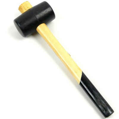 Gummihammer Gummihammer 65mm vielseitiger Schonhammer mit konischem Holzstiel (2-St), universell einsetzbar