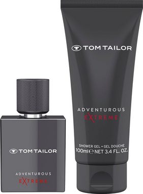 TOM TAILOR Eau de Toilette Adventurous Extreme 30ml + SG 100ml, 2-tlg., EdT, Männerduft, Parfum for him, Duschgel