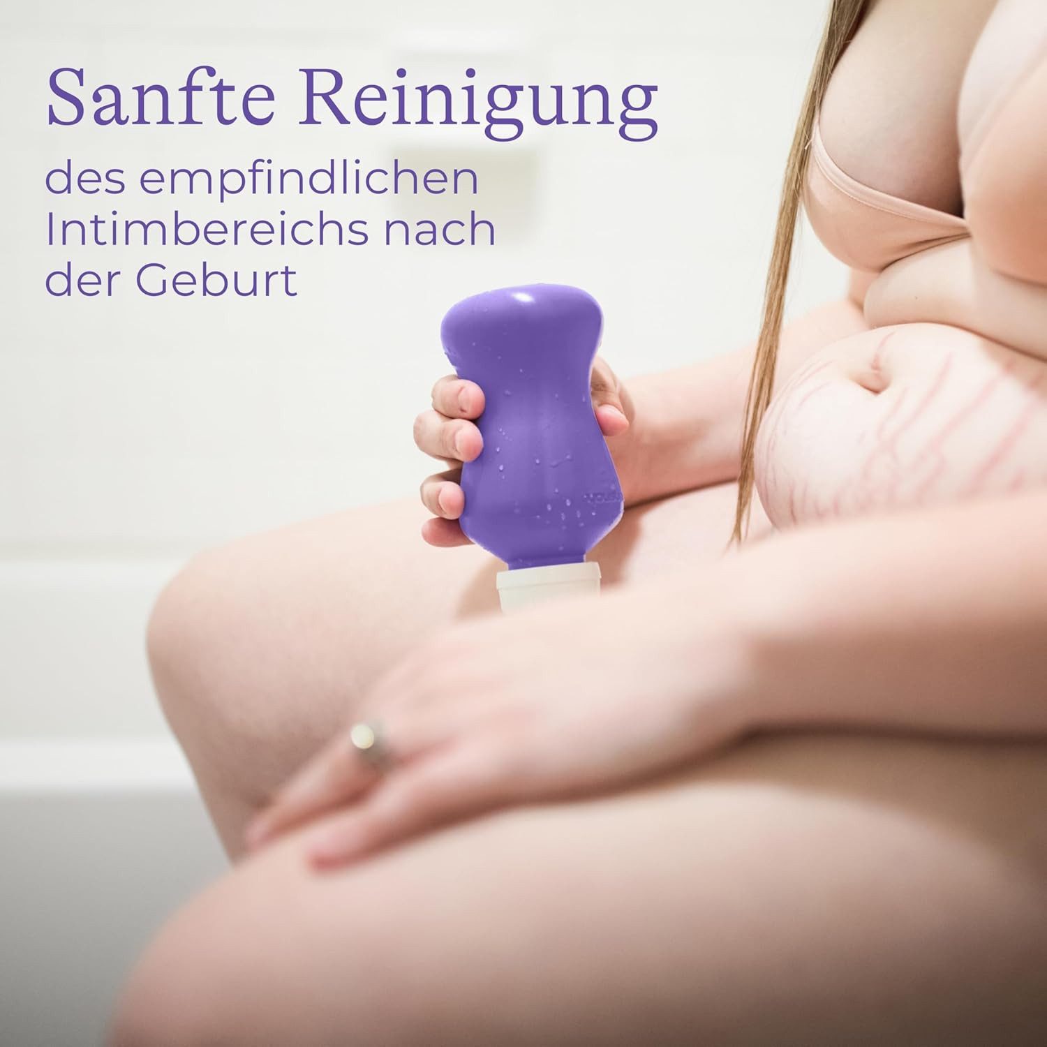 Lansinoh Mobiles Bidet Intim-Dusche - 360 ml - sanfte und hygienische Reinigung (Ergonomische Sprühdüse), Wiederverwendbar, Ideal für die Intimhygiene nach der Geburt