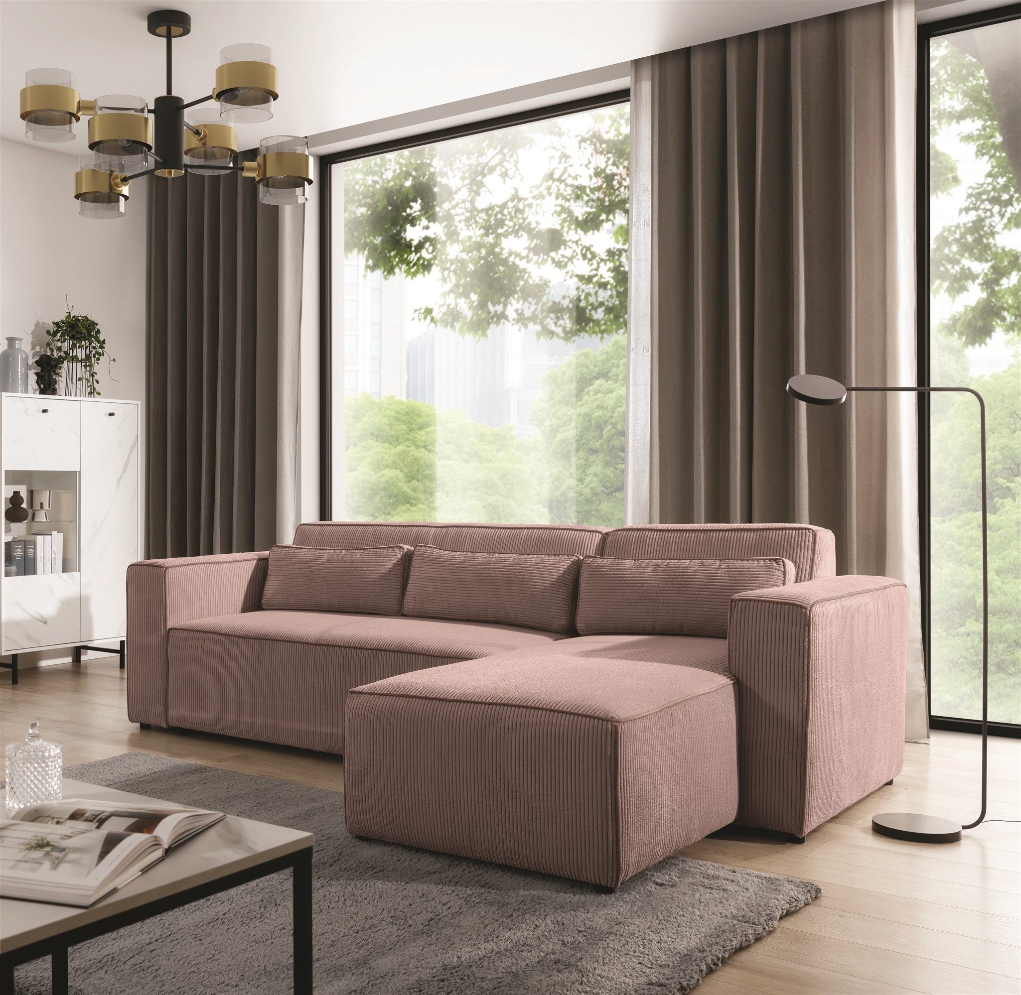 Fun Möbel Ecksofa Schlafsofa WALDO in günstig online kaufen