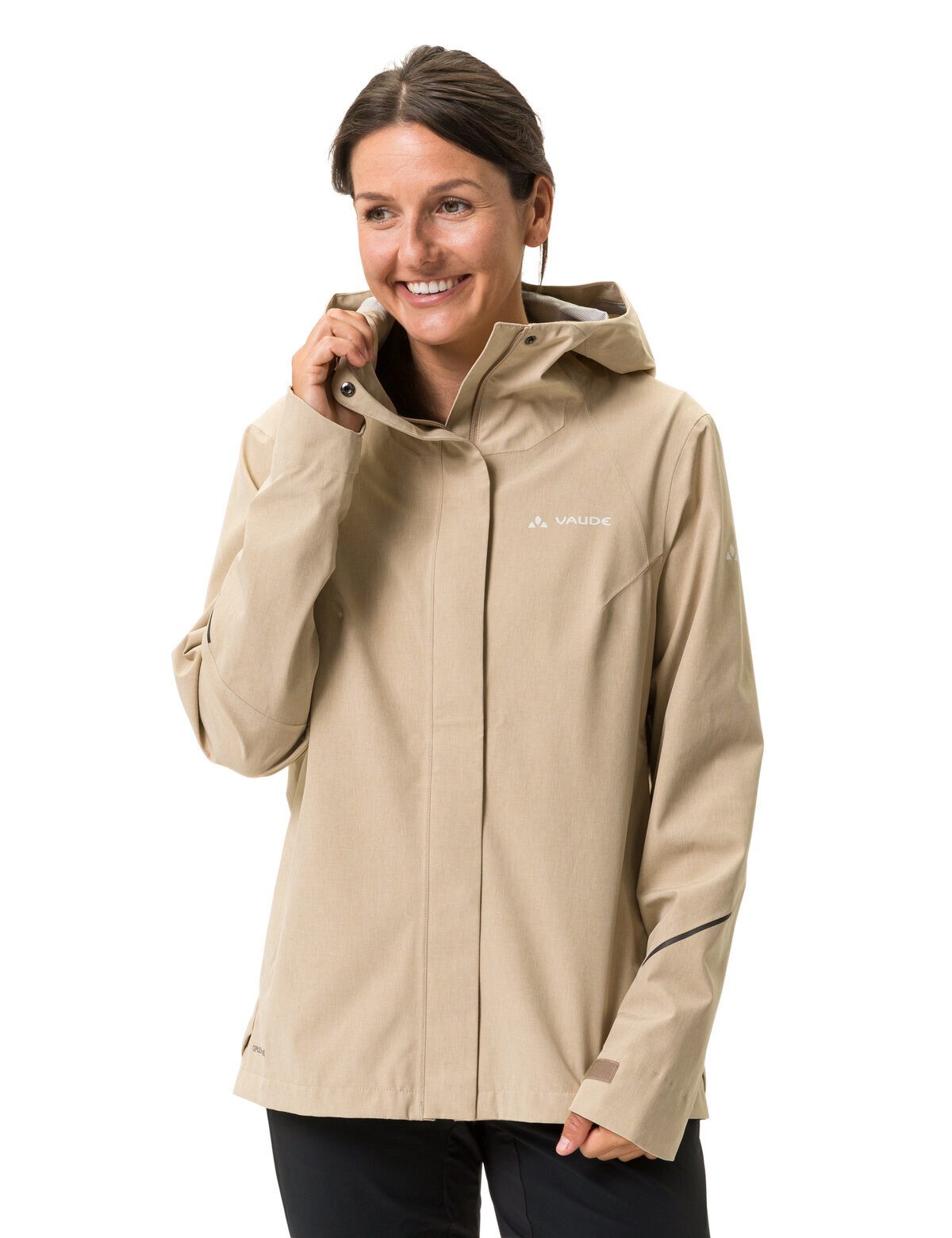 VAUDE Outdoorjacke Women's Yaras Jacket V (1-St) Regenjacke für Fahrradreisen