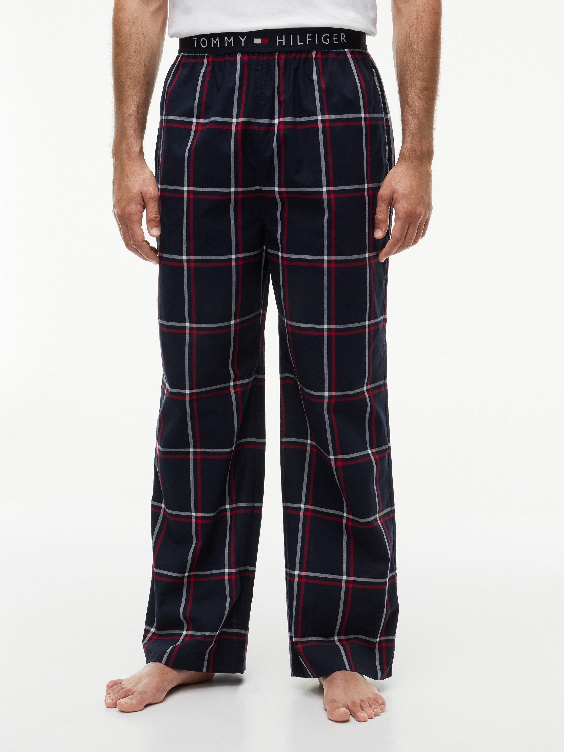 Tommy Hilfiger Underwear Relaxhose WOVEN PANT PRINT Klassisches Karo-Design, Komfortabler Elastikbund