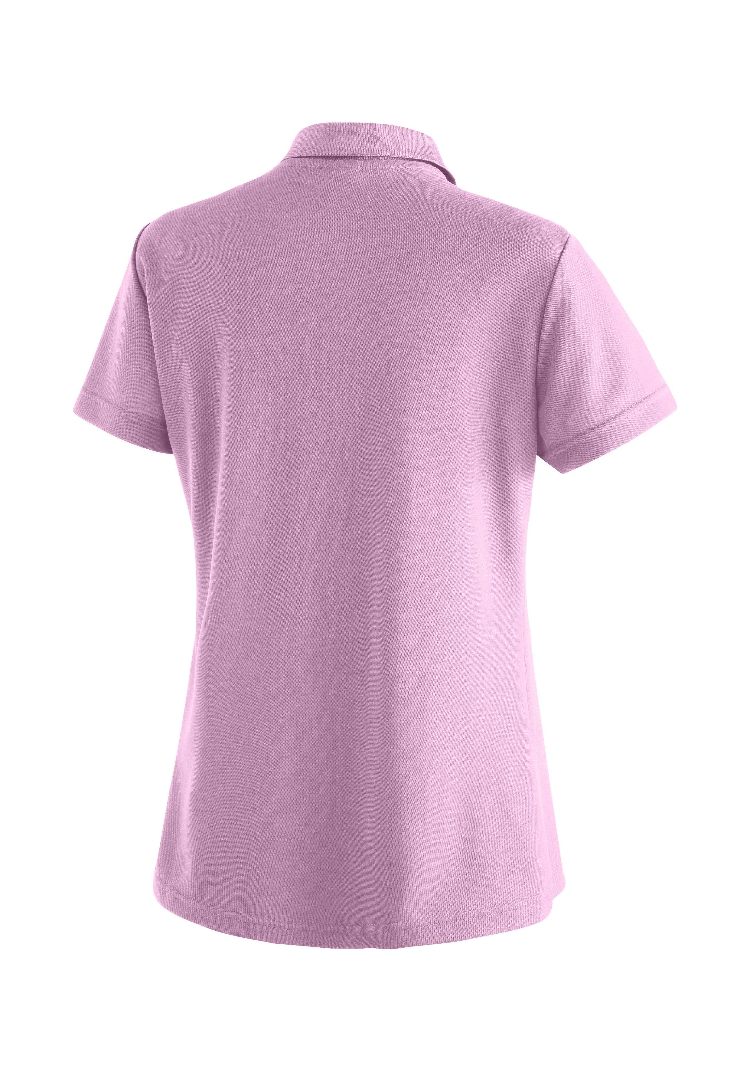 Maier Sports Poloshirt Ulrike Damen Polo kurzarm, leichtes Shirt, Funktionsshirt mit Kragen, Reg Fit