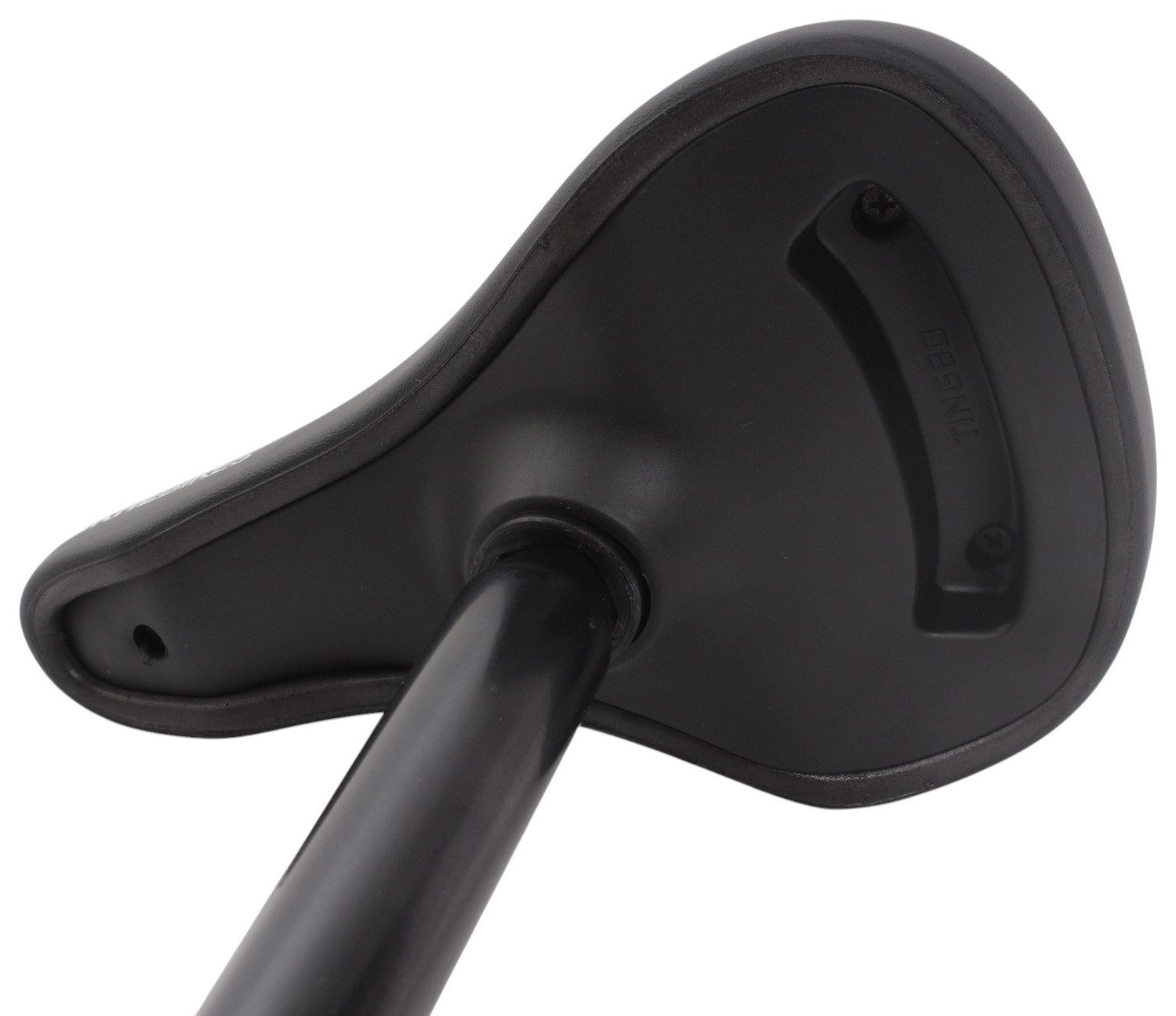 KHEbikes Fahrradsattel KHE BMX Sattelcombo One Piece 27,2 mm Gepolstert Schwarz, mit integrierter 27,2 mm Sattelstütze