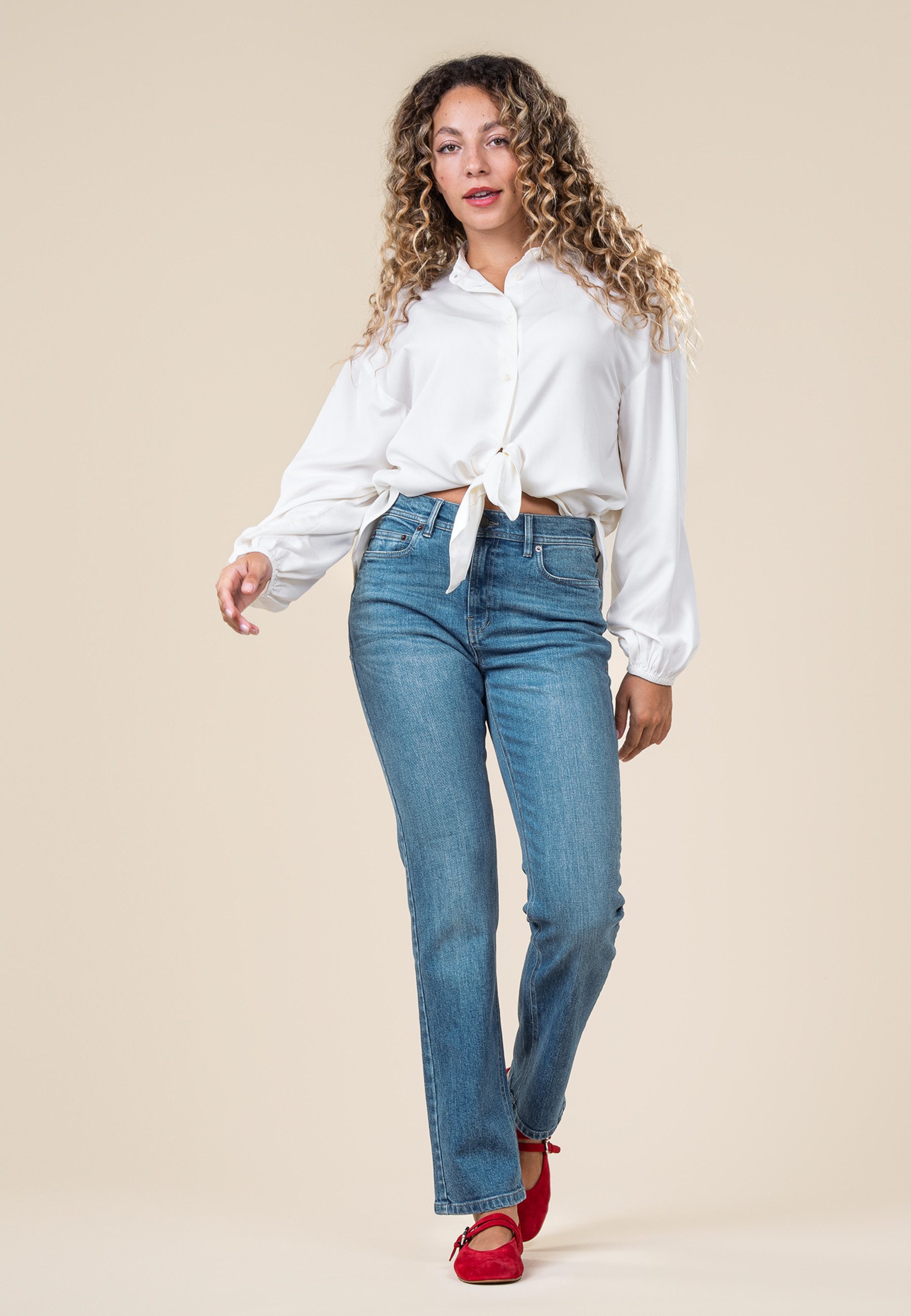 LIVING CRAFTS Bequeme Jeans TREVA GOTS zertifiziert