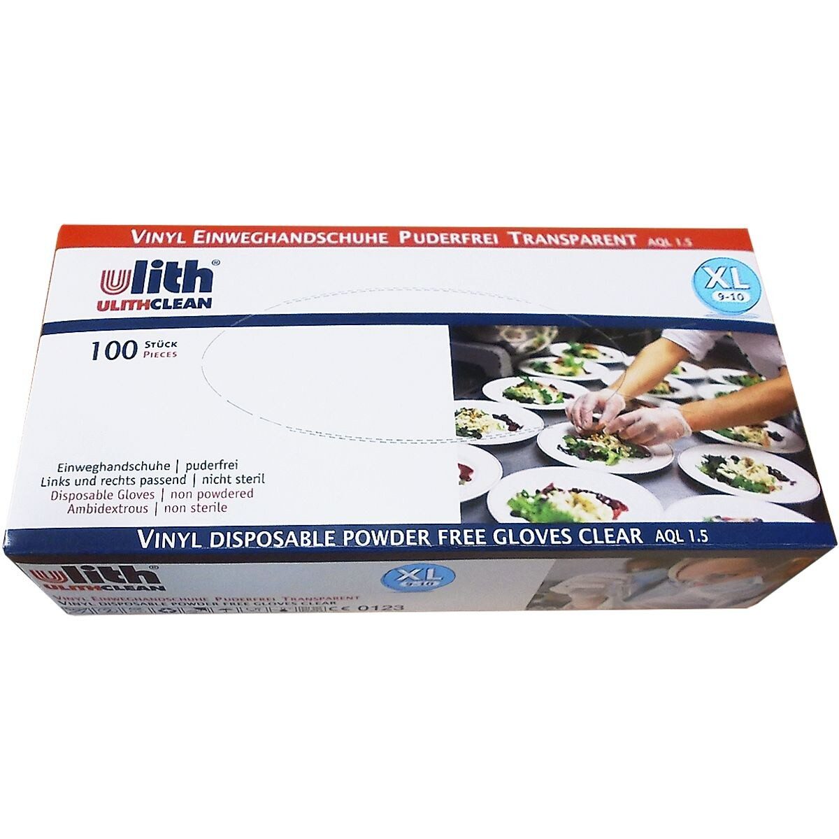 Ulith Einweghandschuhe (100-St) re/li passend, Vinyl, natur / puderfrei, 10 günstig online kaufen