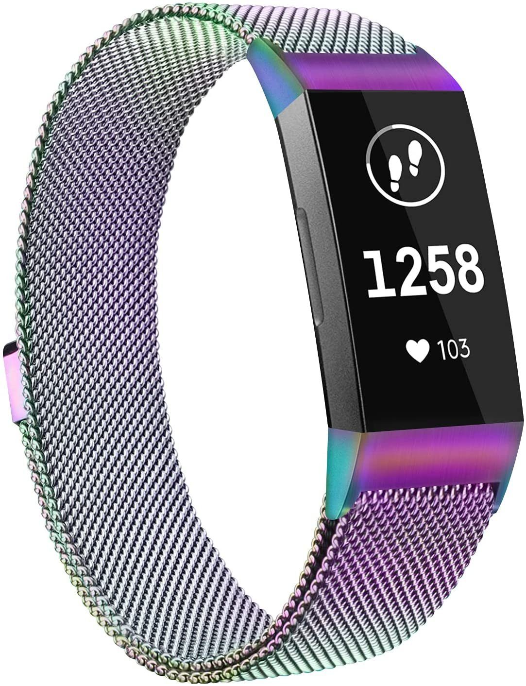 Armband zggzerg Fitbit 3 Armband Fitbit Mehrfarben Fitbit 4 Charge Charge Uhrenarmband