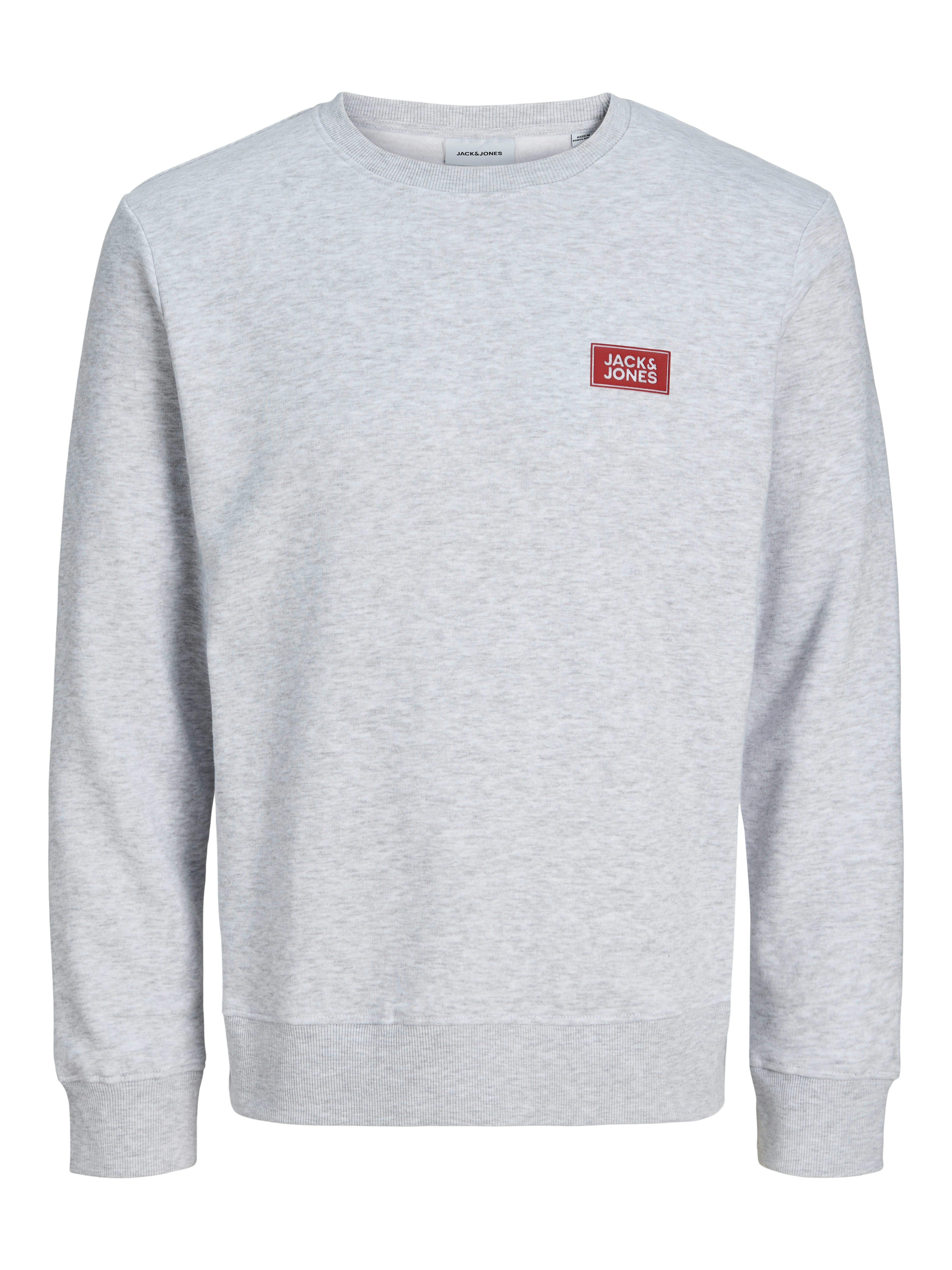 Jack & Jones Sweatshirt JJRUSH SWEAT CREW NECK Baumwollmischung, regular fit