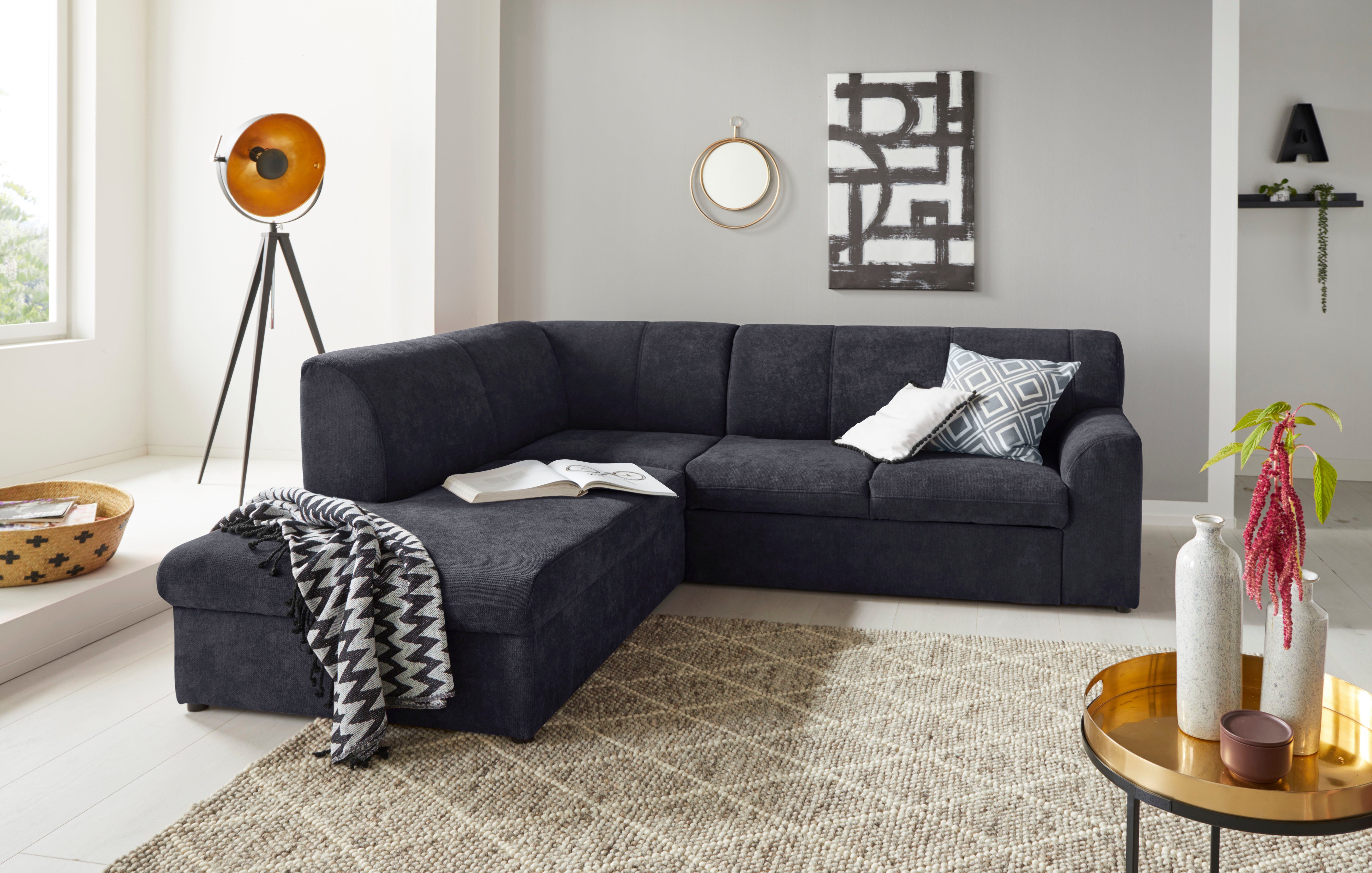DOMO collection Ecksofa Topper zeitlos elegant, günstig online kaufen