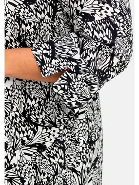 Sheego Tunika Große Größen mit 3/4-Arm und Schmetterlingsprint